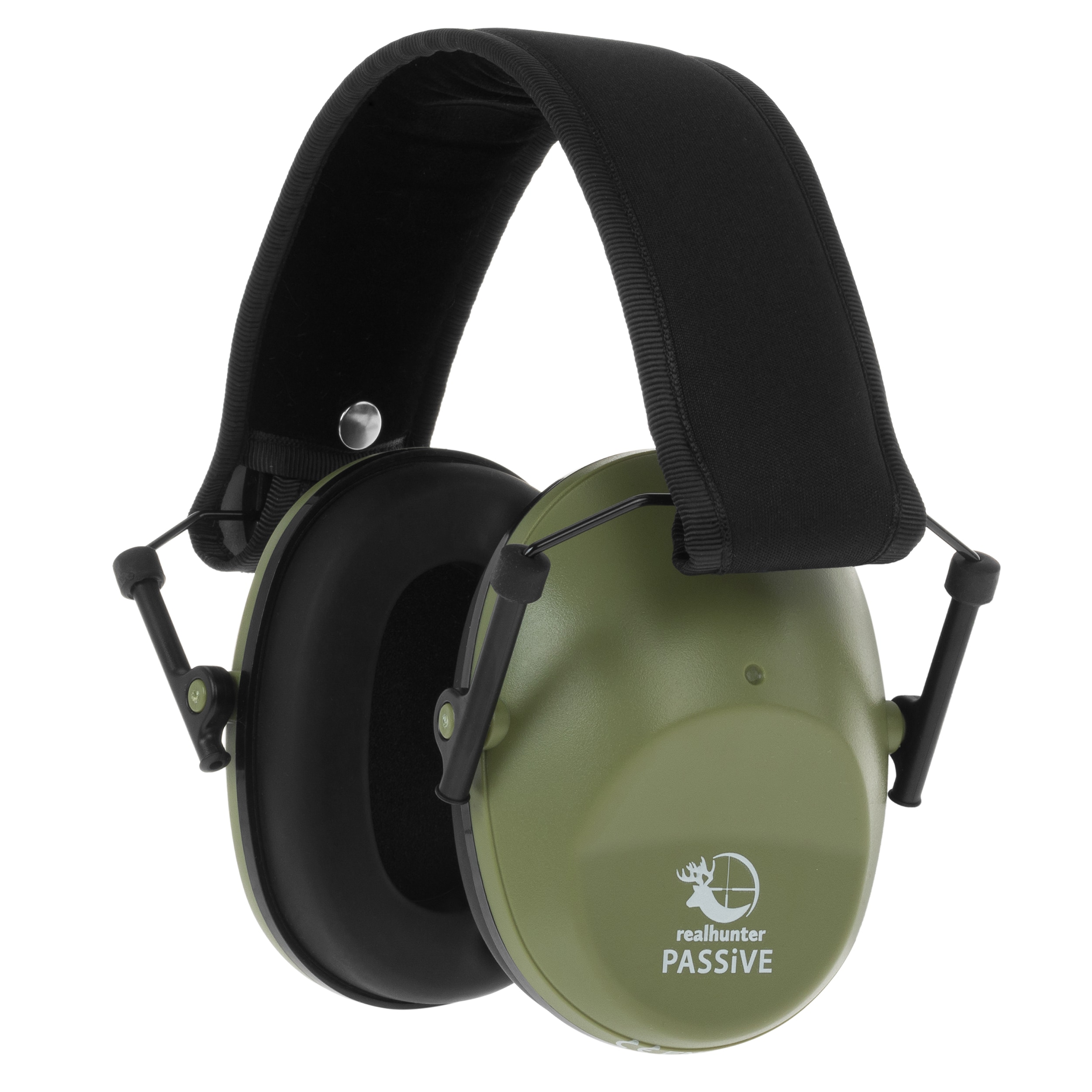 Ochronniki słuchu pasywne RealHunter Passive - Olive