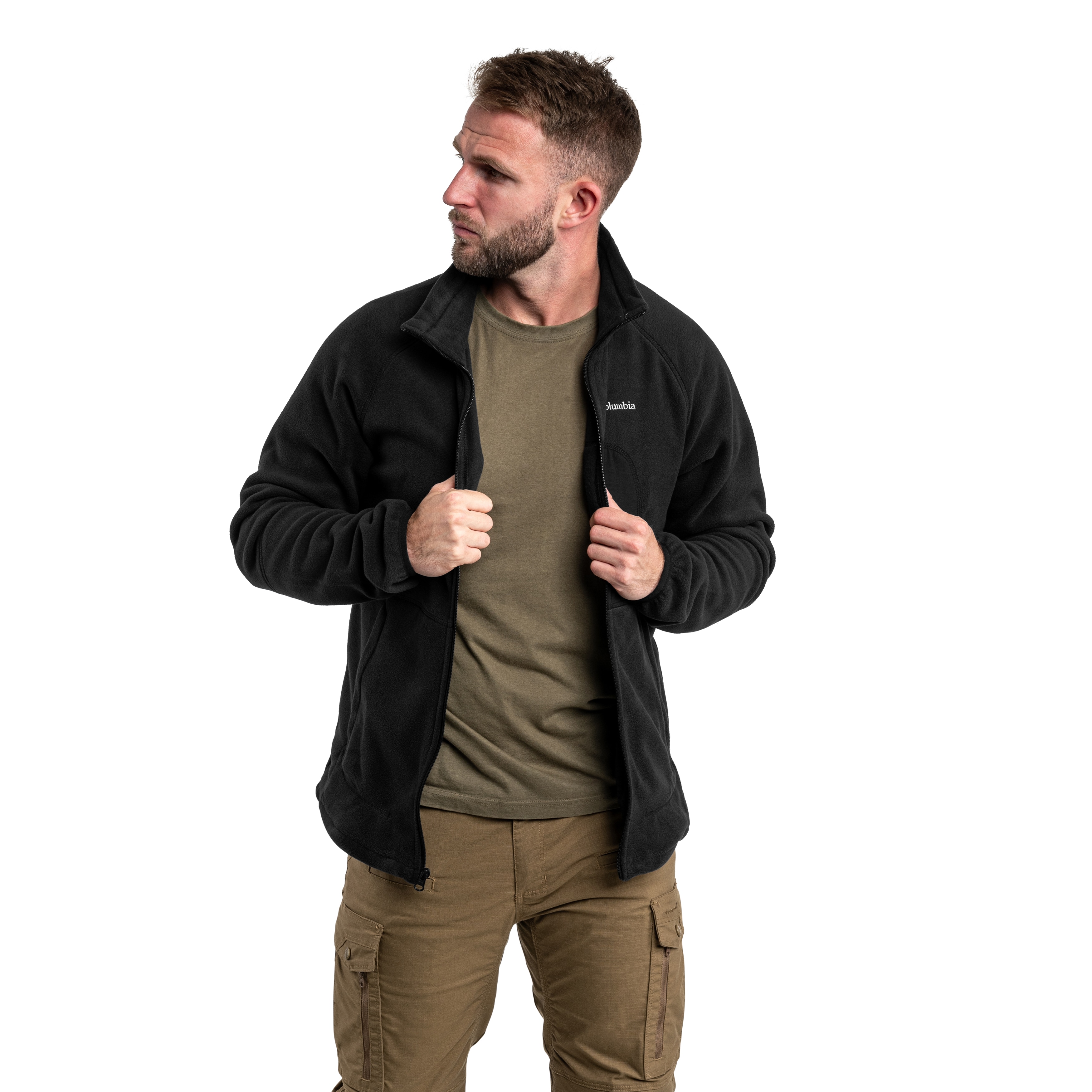 Флісова кофта Columbia Rapid Expedition II Full Zip Fleece - Black