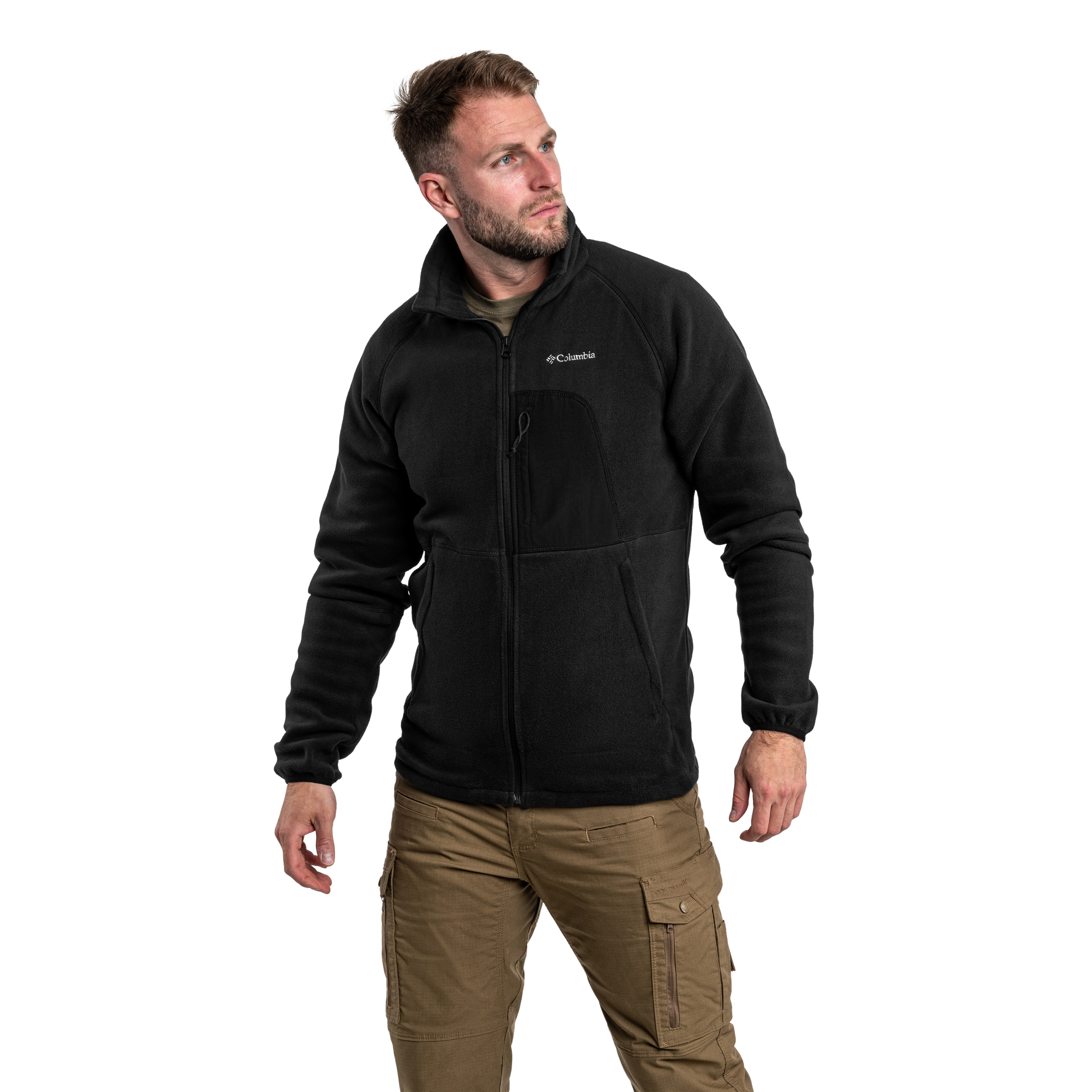 Флісова кофта Columbia Rapid Expedition II Full Zip Fleece - Black