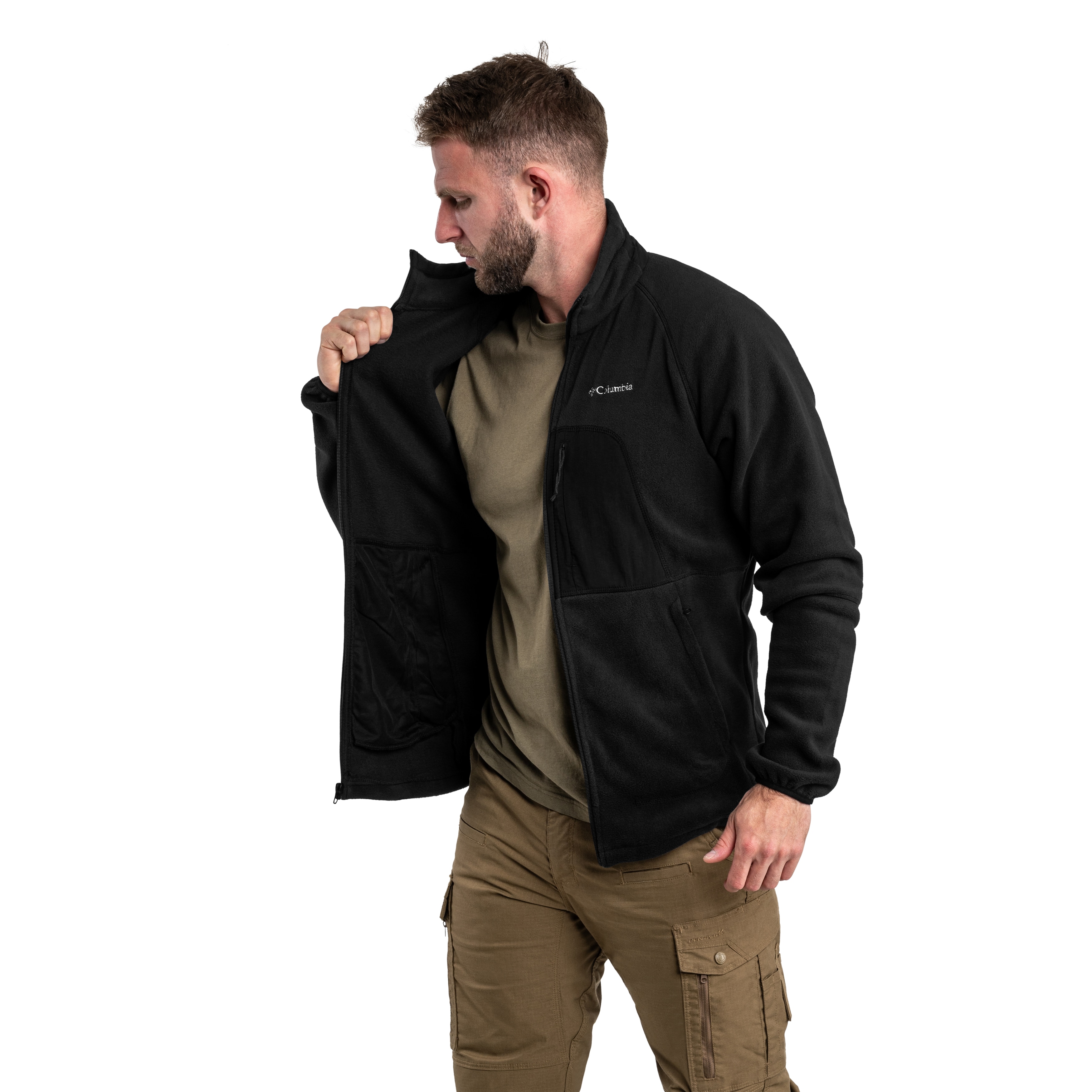 Флісова кофта Columbia Rapid Expedition II Full Zip Fleece - Black