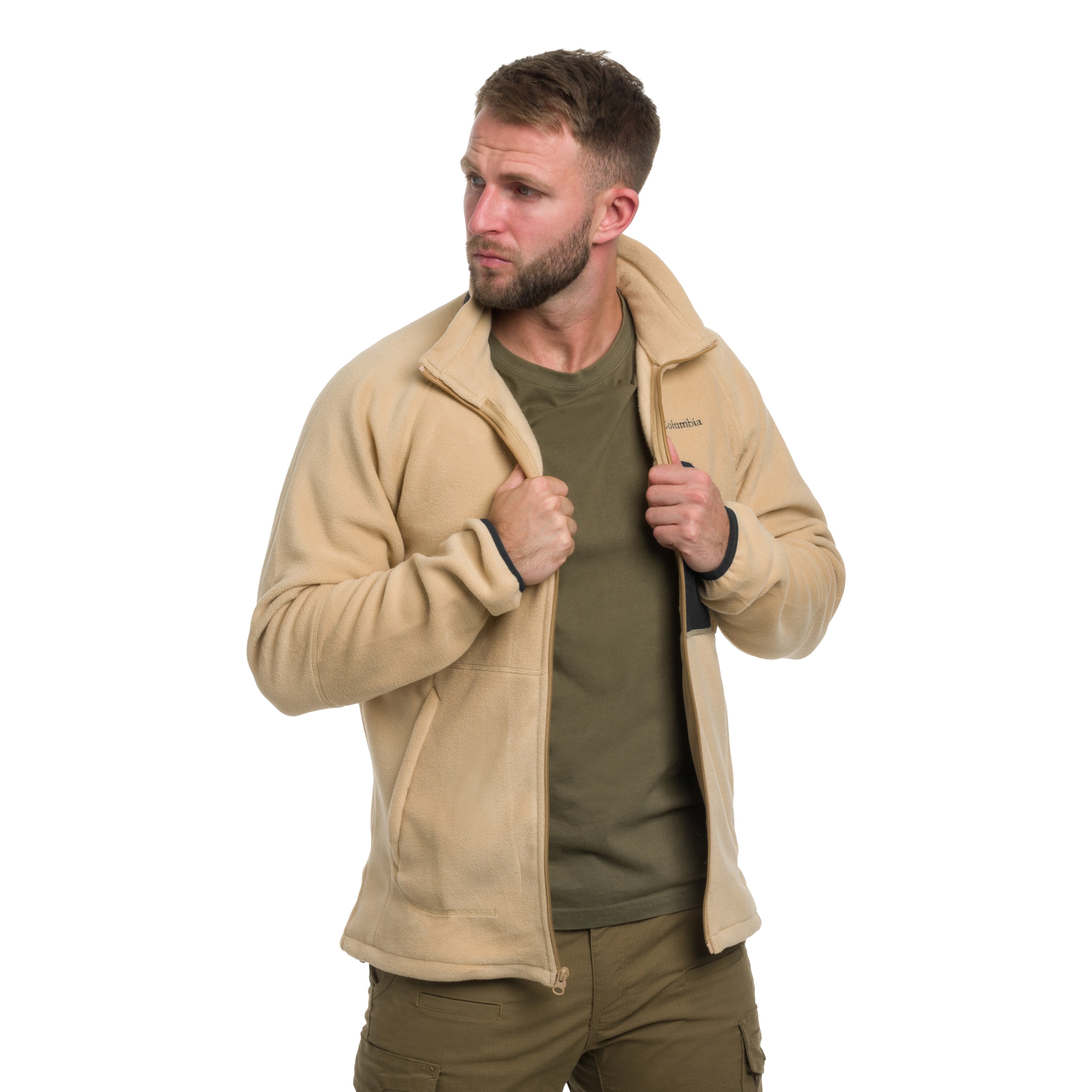 Флісова кофта Columbia Rapid Expedition II Full Zip Fleece - Canoe/Shark