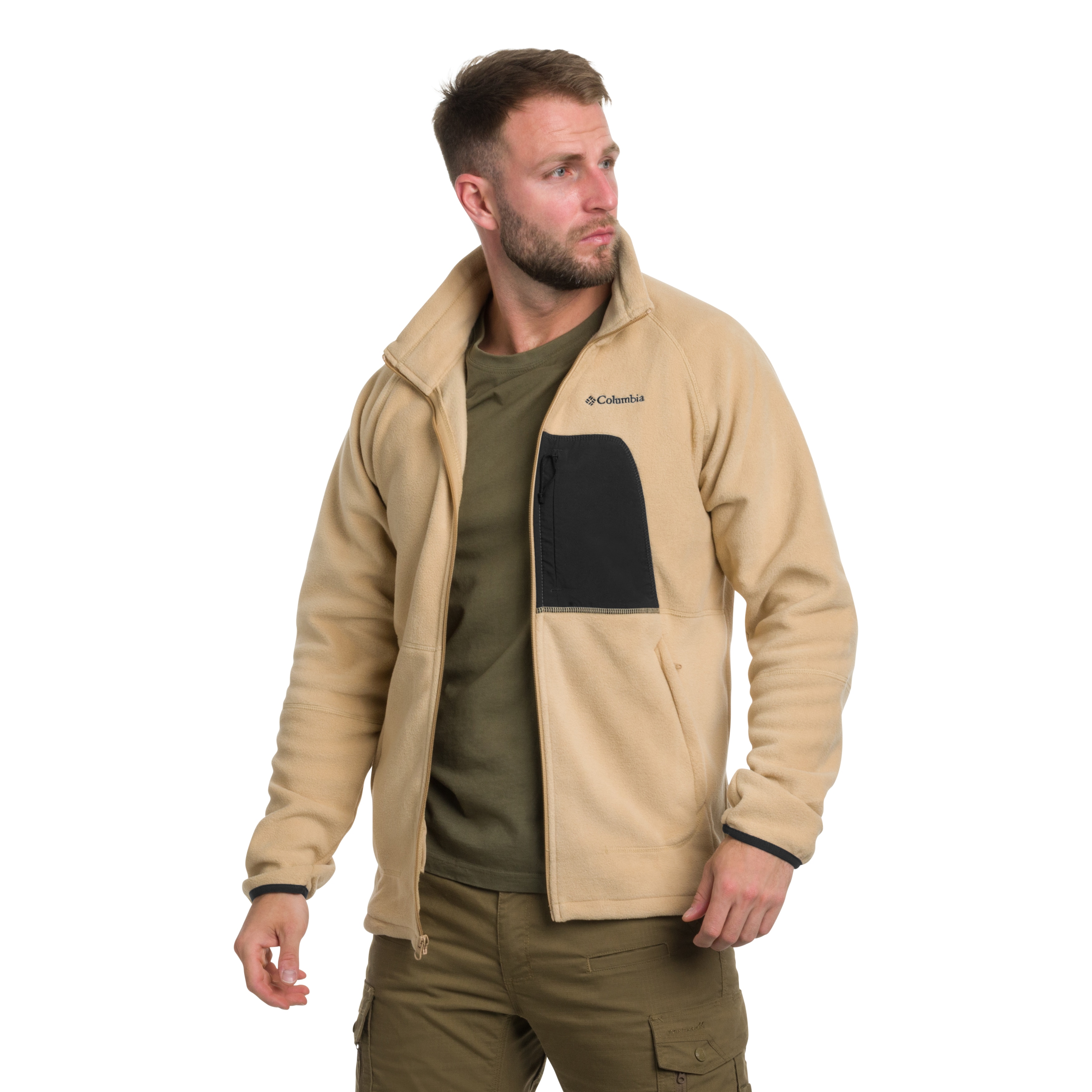 Флісова кофта Columbia Rapid Expedition II Full Zip Fleece - Canoe/Shark