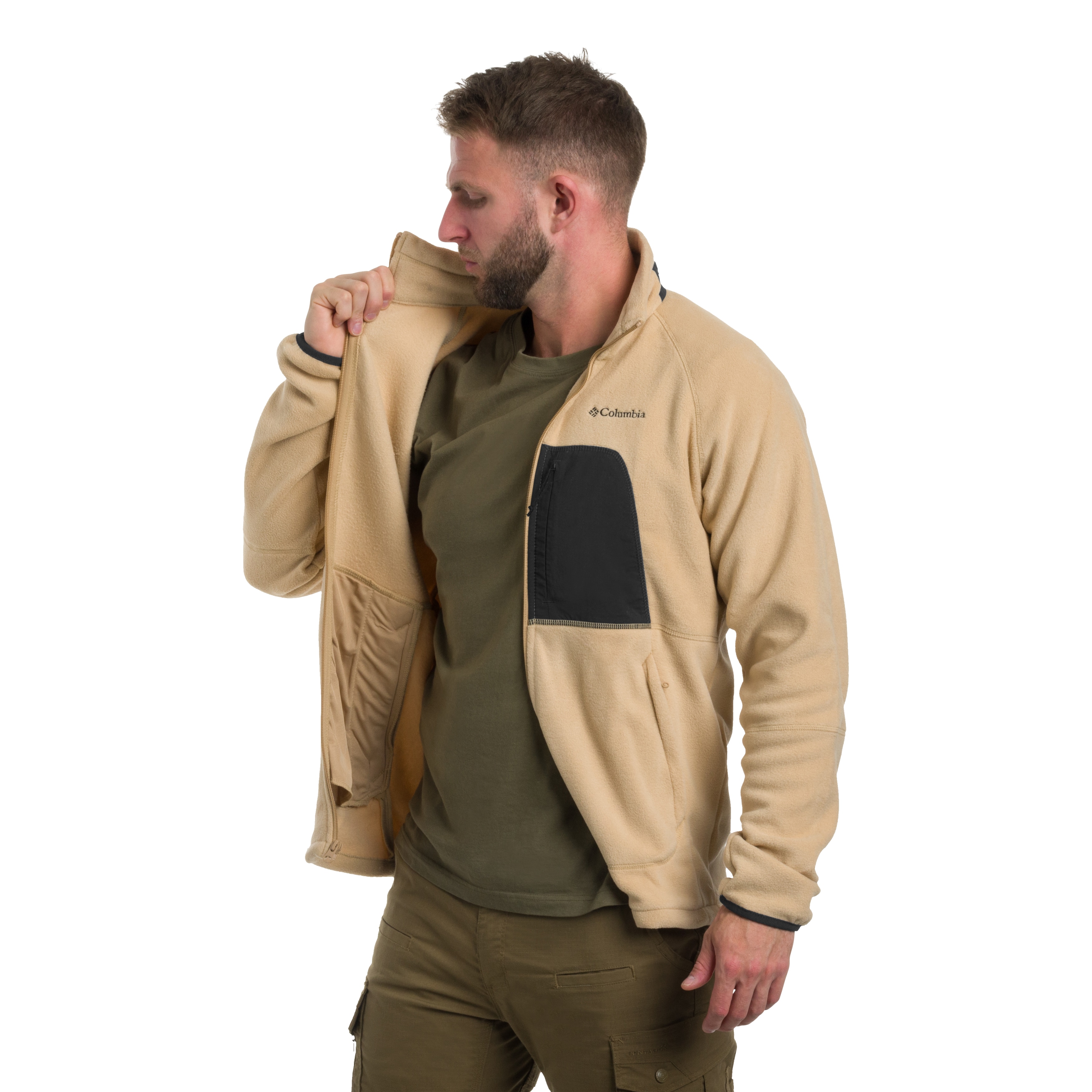 Флісова кофта Columbia Rapid Expedition II Full Zip Fleece - Canoe/Shark
