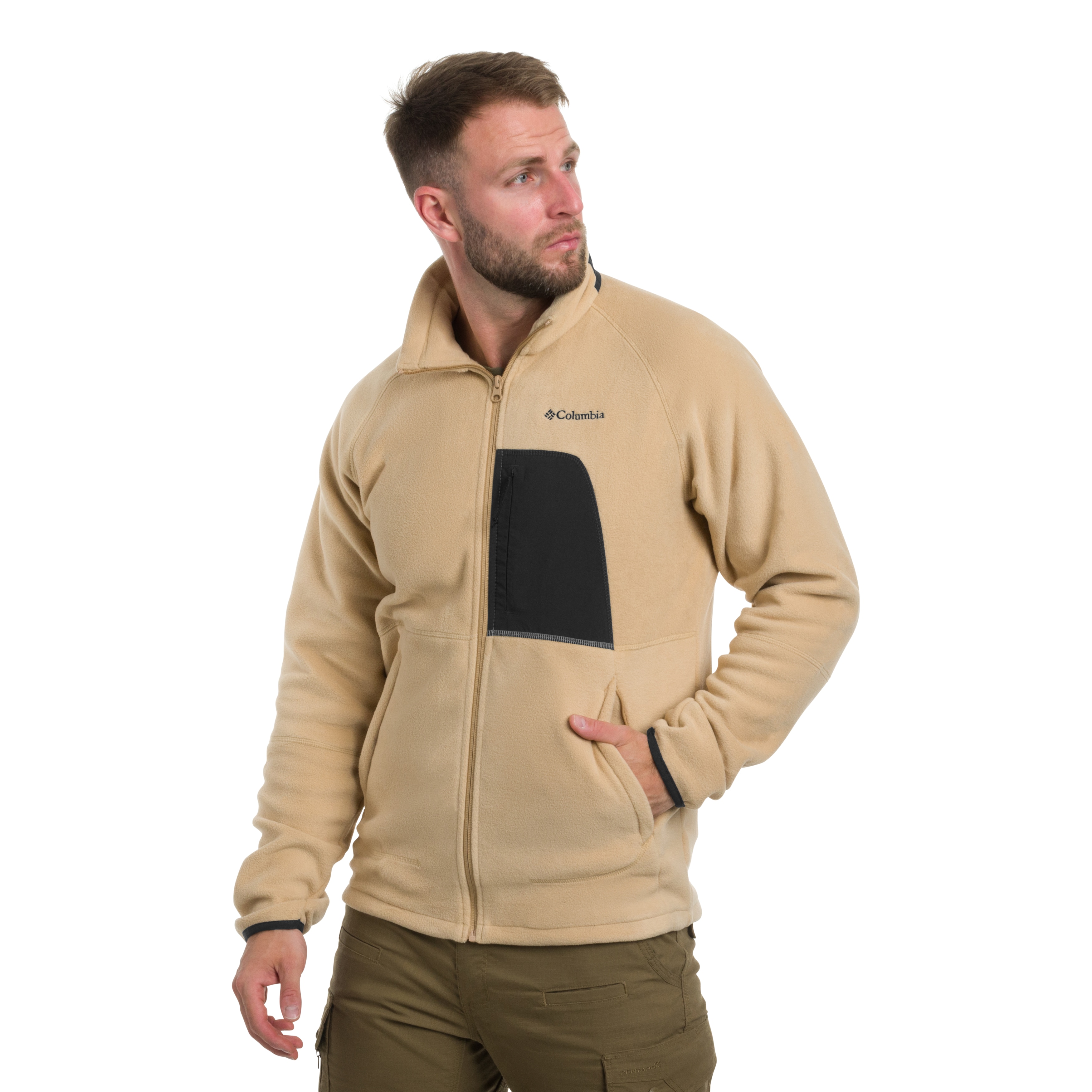 Флісова кофта Columbia Rapid Expedition II Full Zip Fleece - Canoe/Shark