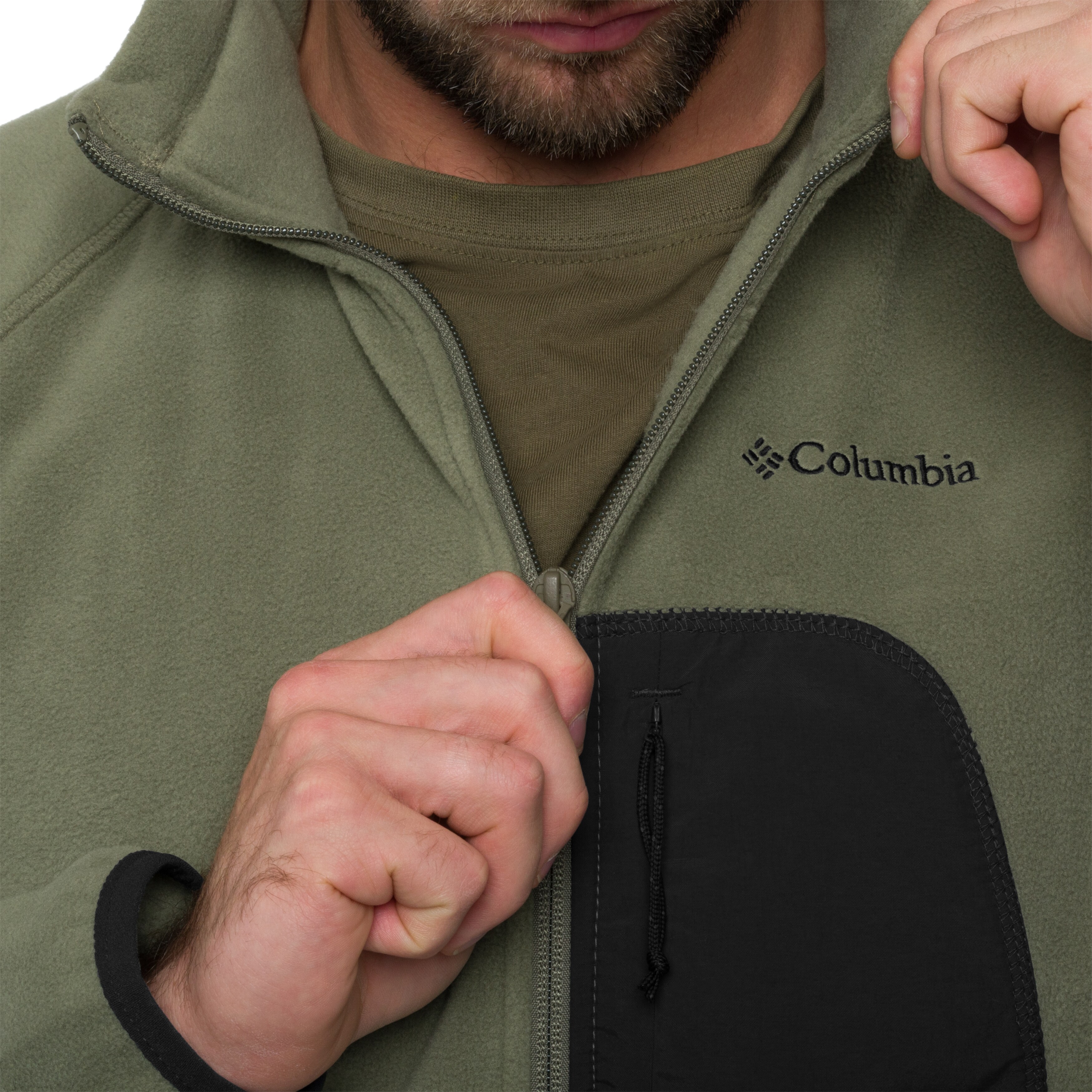 Флісова кофта Columbia Rapid Expedition II Full Zip Fleece - Stone Green/Shark