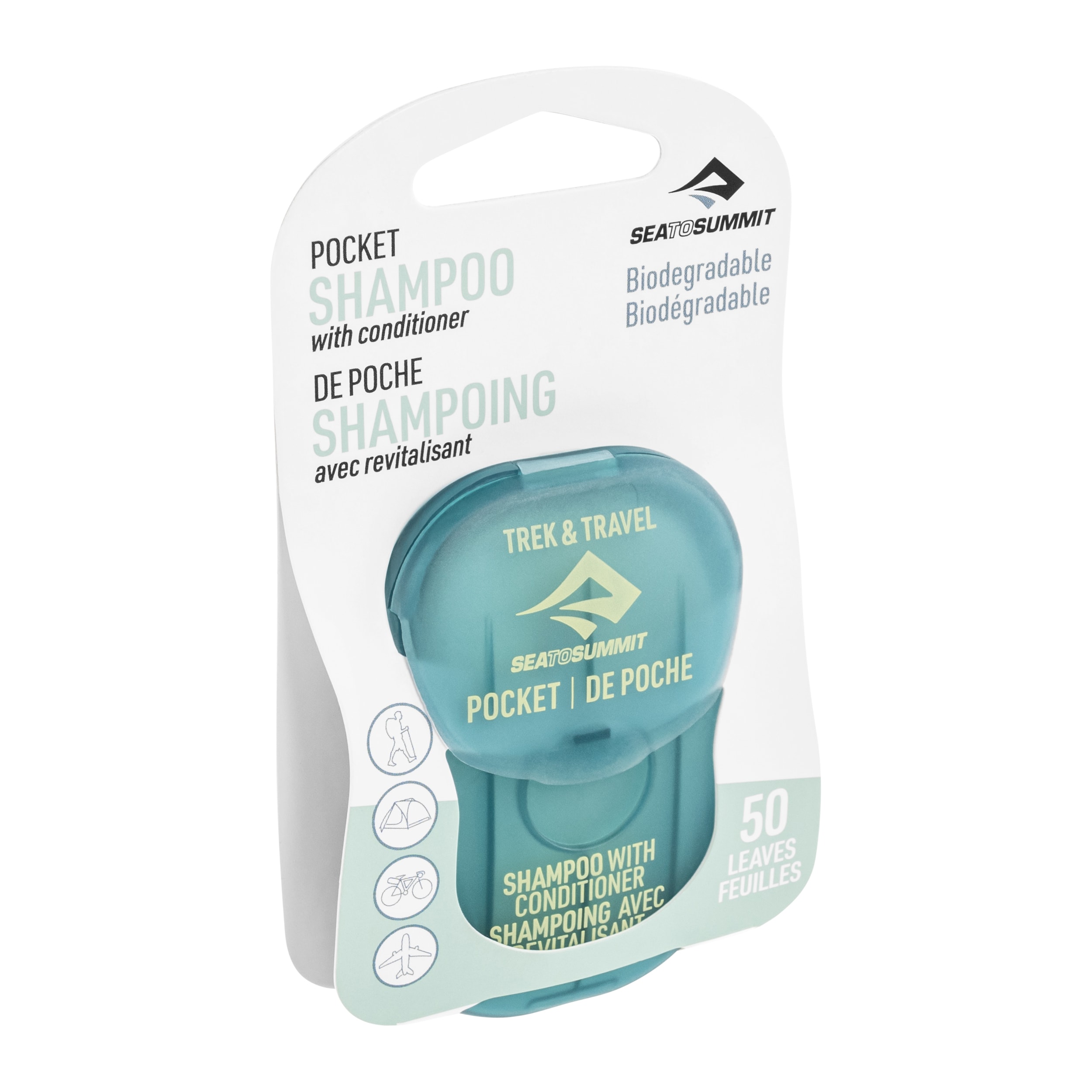 Шампунь з кондиціонером у листках Sea To Summit Trek & Travel Shampoo with Conditioner - 50 листків