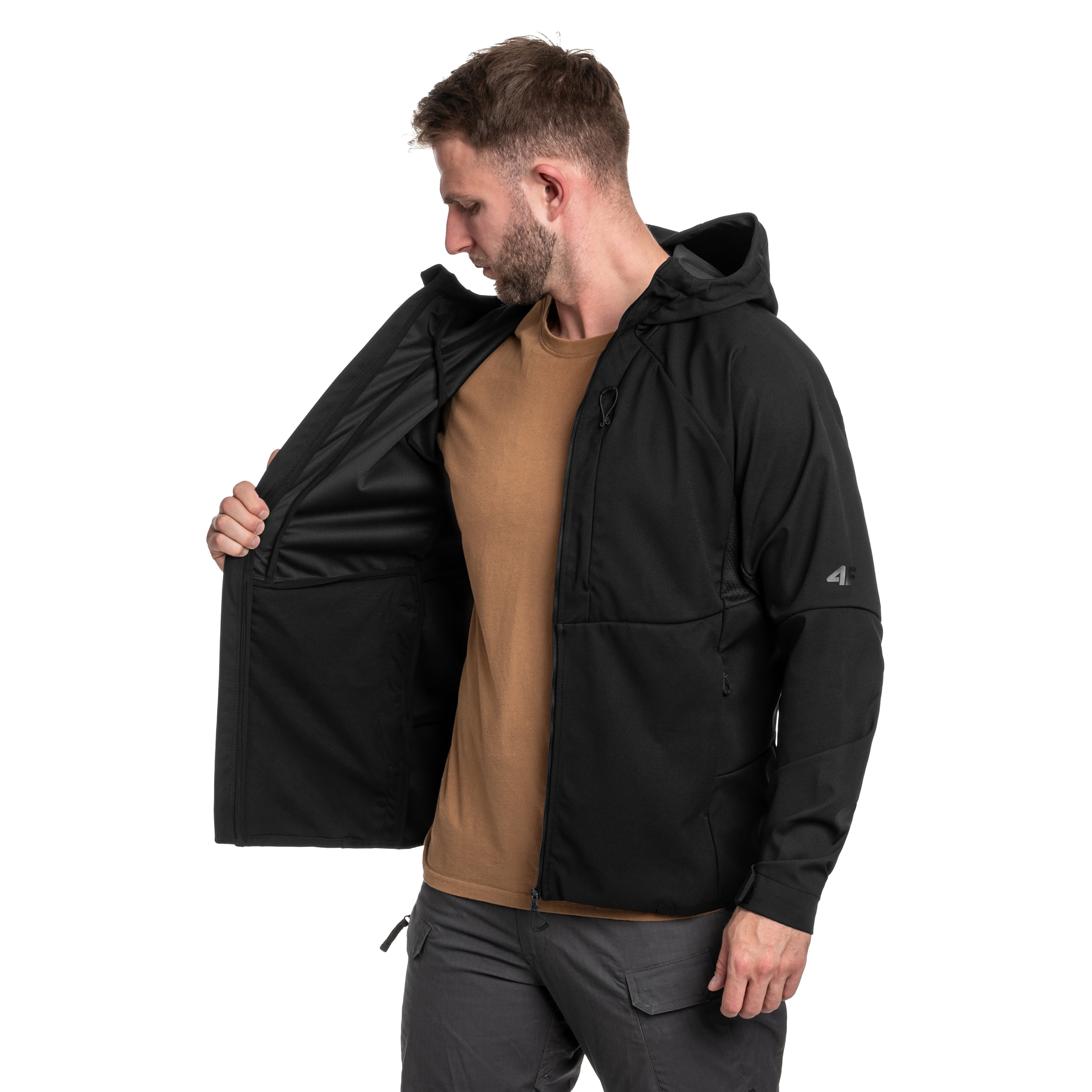 Kurtka 4F Softshell M313 - Czarna