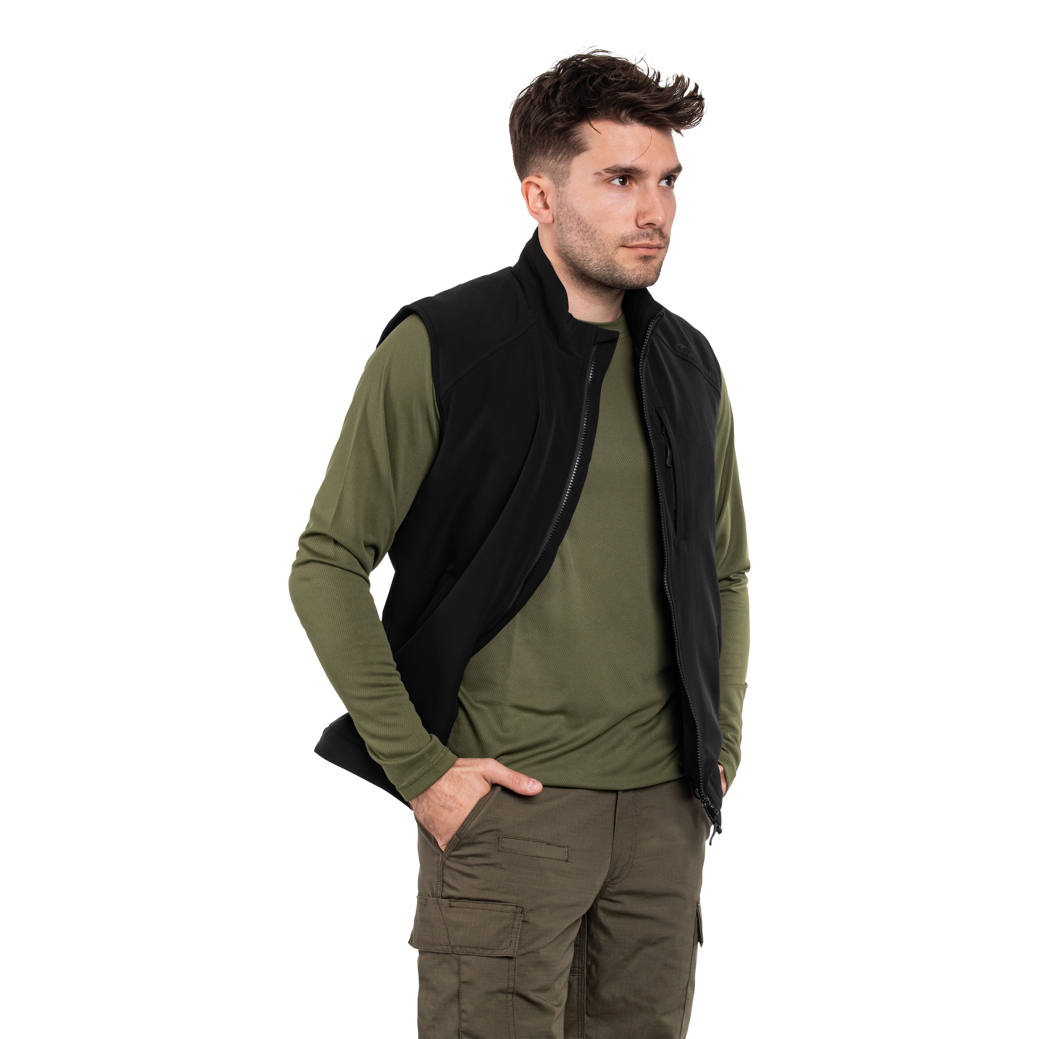 Bezrękawnik Carinthia Loftshell Climate Vest - Black