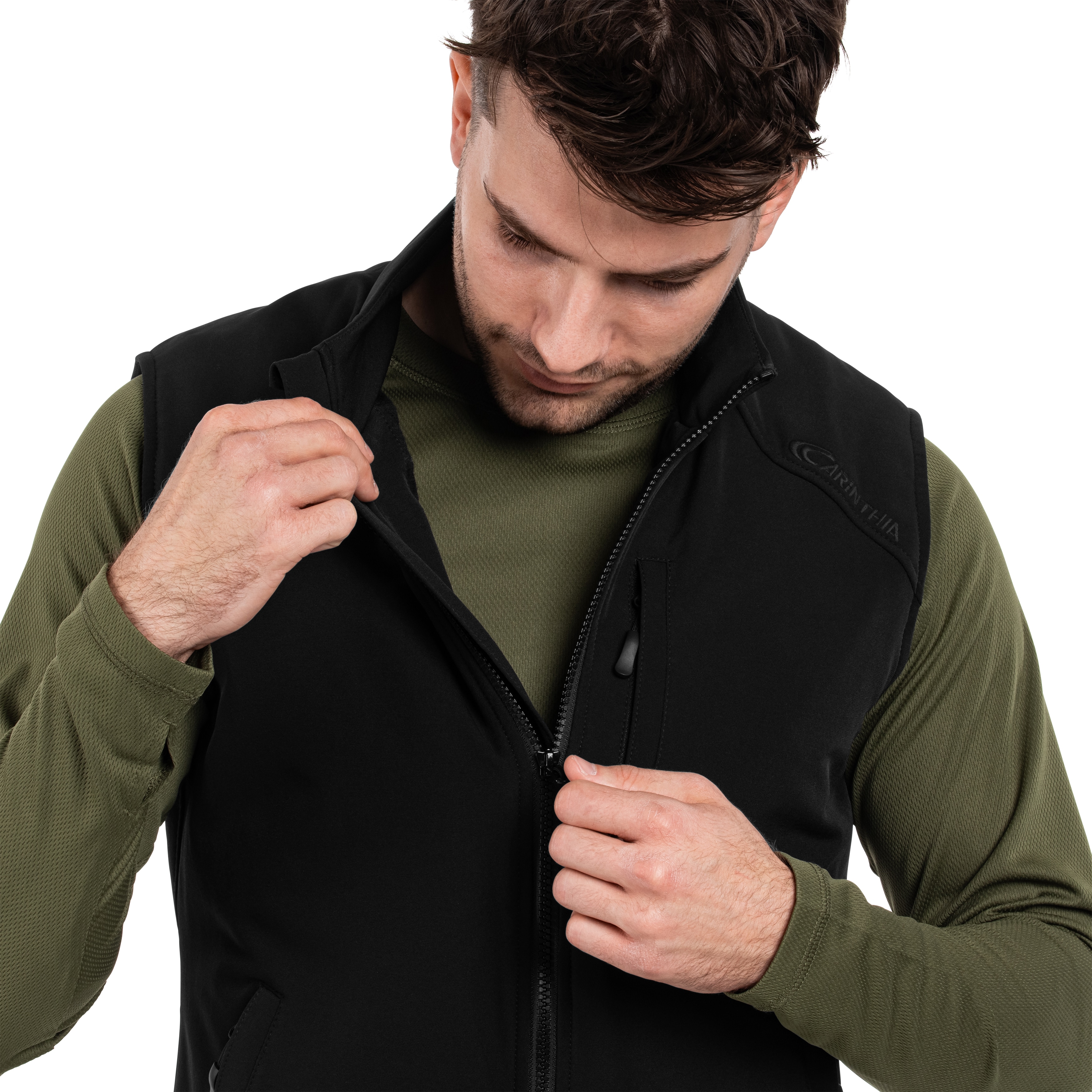 Bezrękawnik Carinthia Loftshell Climate Vest - Black