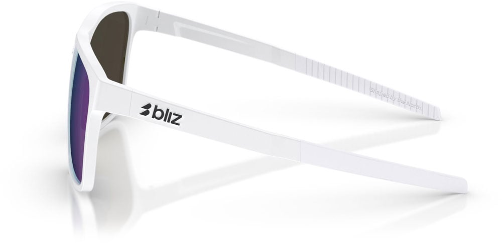 Okulary przeciwsłoneczne Bliz Vision - White Grey / Blue Mirror