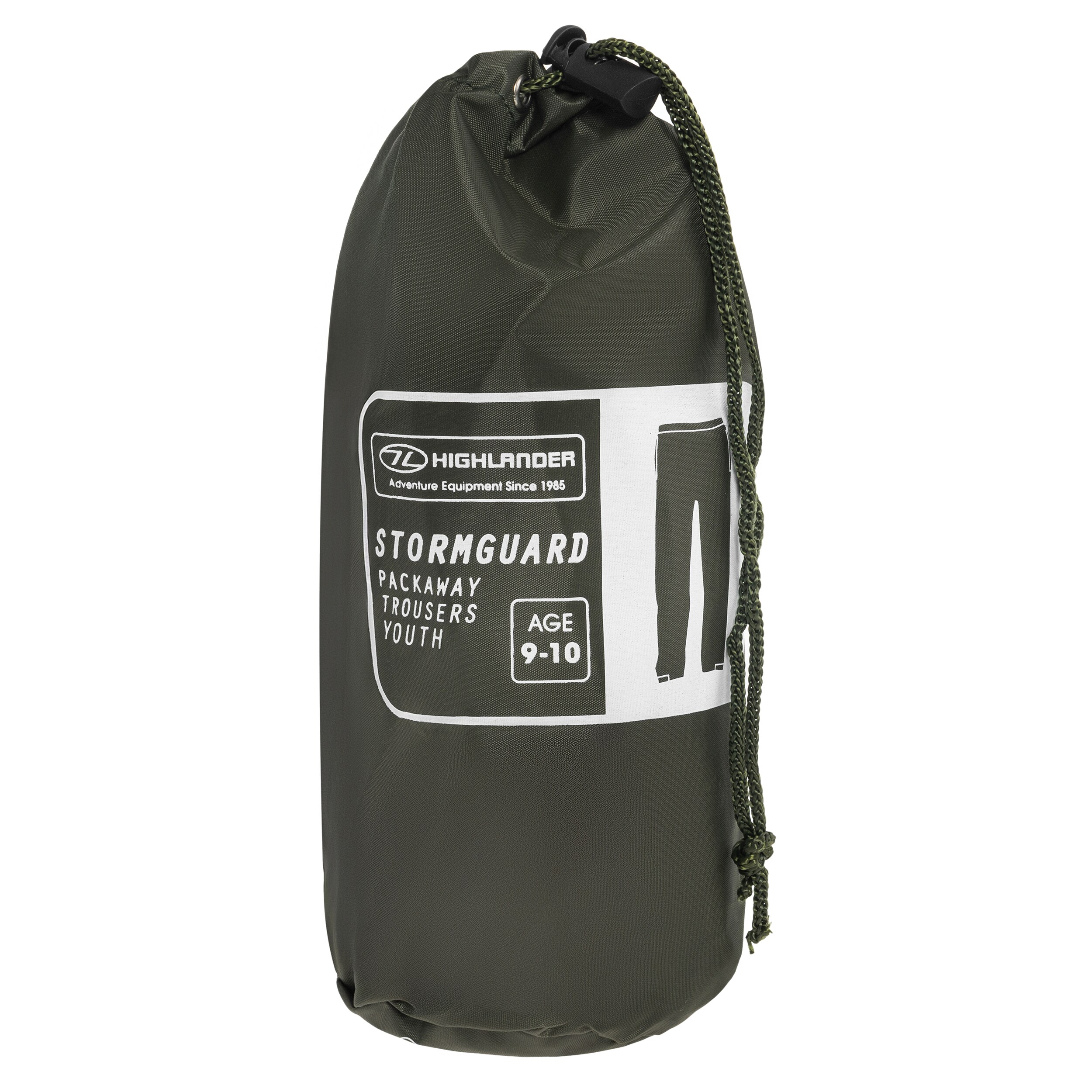 Spodnie wodoodporne dziecięce Highlander Outdoor Stormguard 2 - Olive