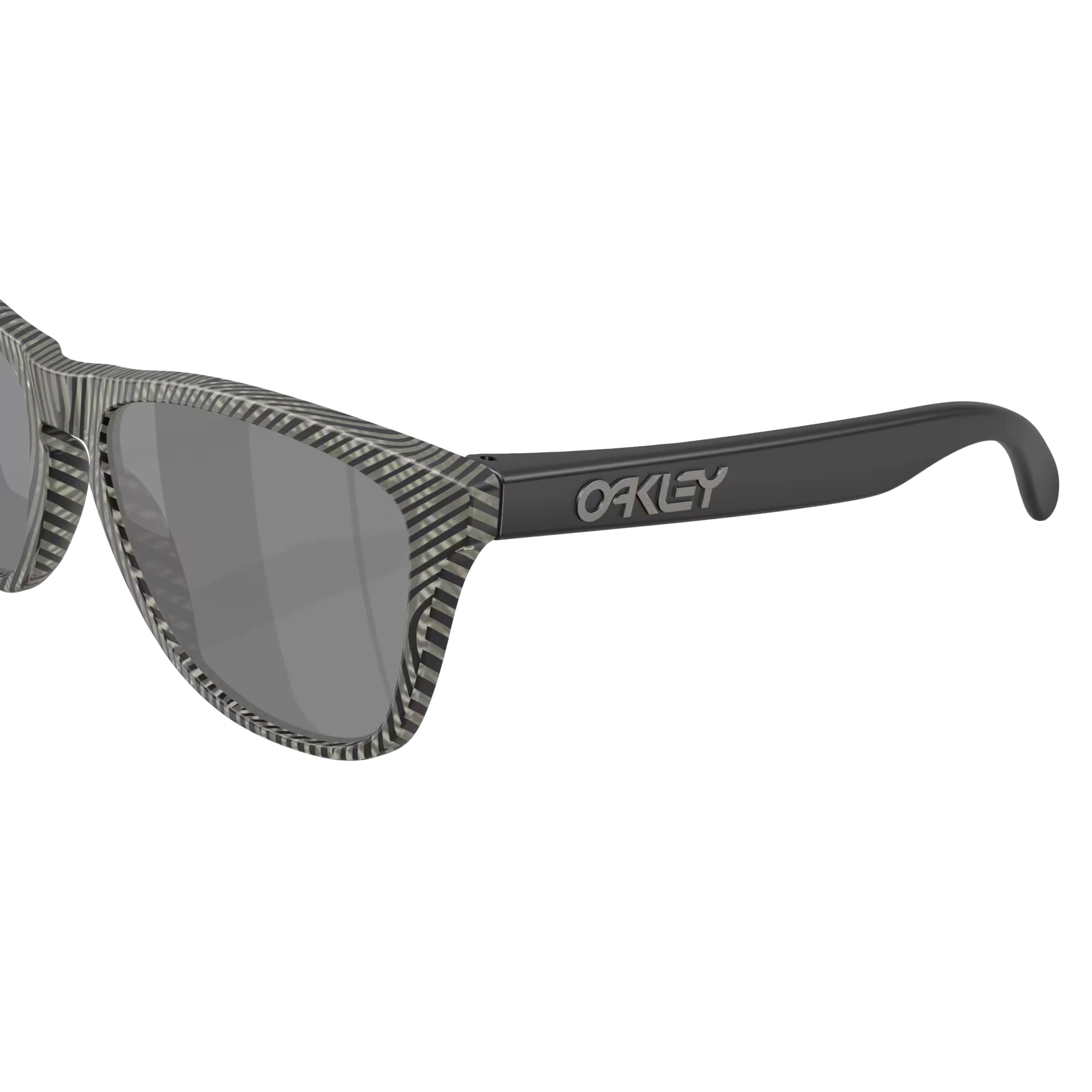Okulary przeciwsłoneczne Oakley Frogskins  - Matte Grey Ink Fingerprint/Prizm Black