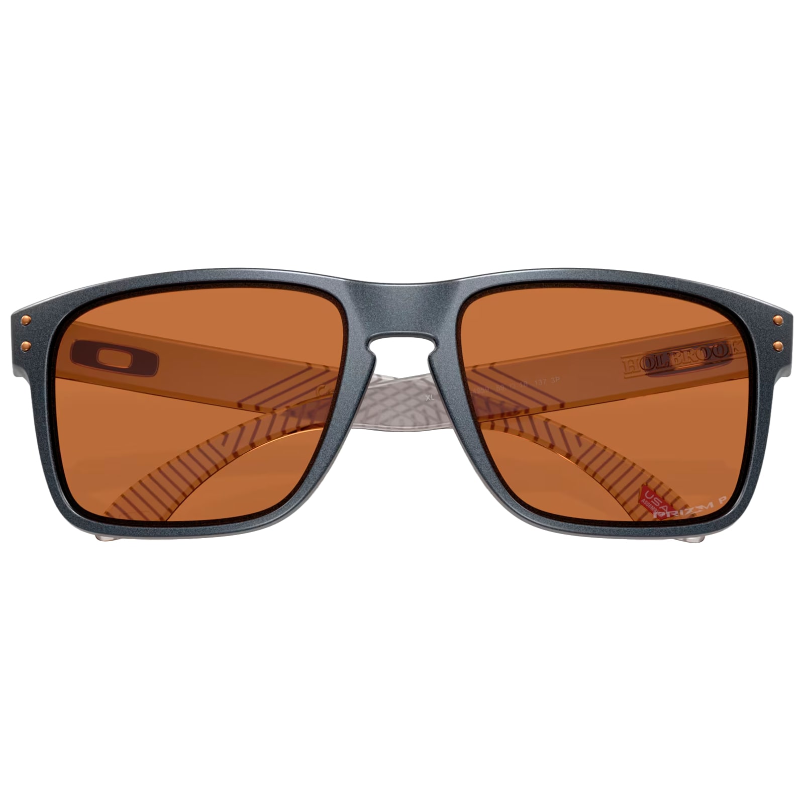 Okulary przeciwsłoneczne Oakley Holbrook XL - Blue Steel/Prizm Bronze Polarized