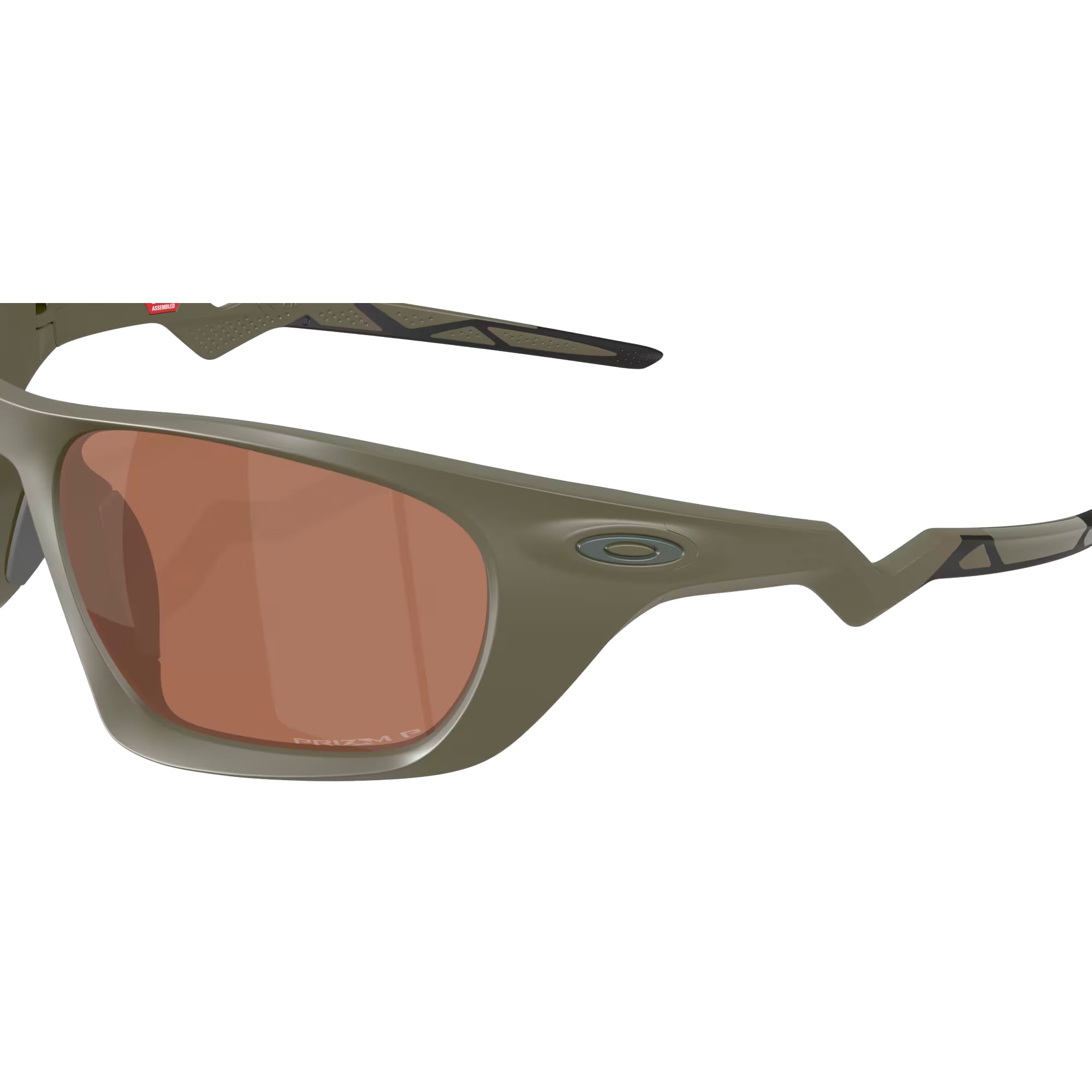 Okulary przeciwsłoneczne Oakley Lateralis - Matte Moss/Prizm Tungsten Polarized