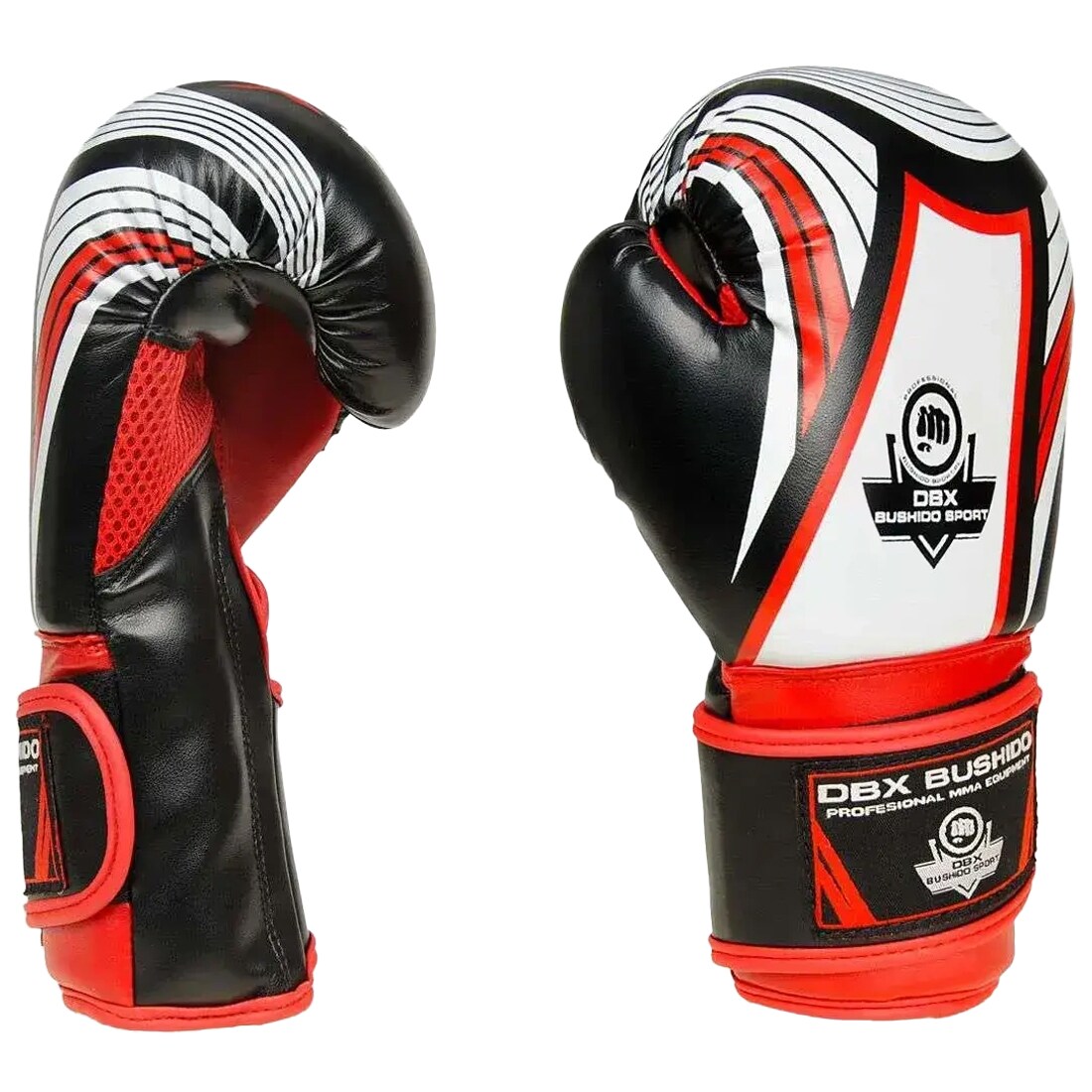 Rękawice bokserskie dziecięce DBX Bushido ARB-407v2 6 oz - Czarne/Czerwone