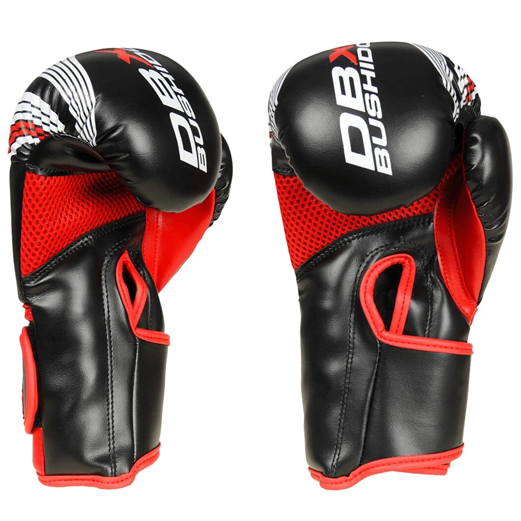 Rękawice bokserskie dziecięce DBX Bushido ARB-407v2 6 oz - Czarne/Czerwone