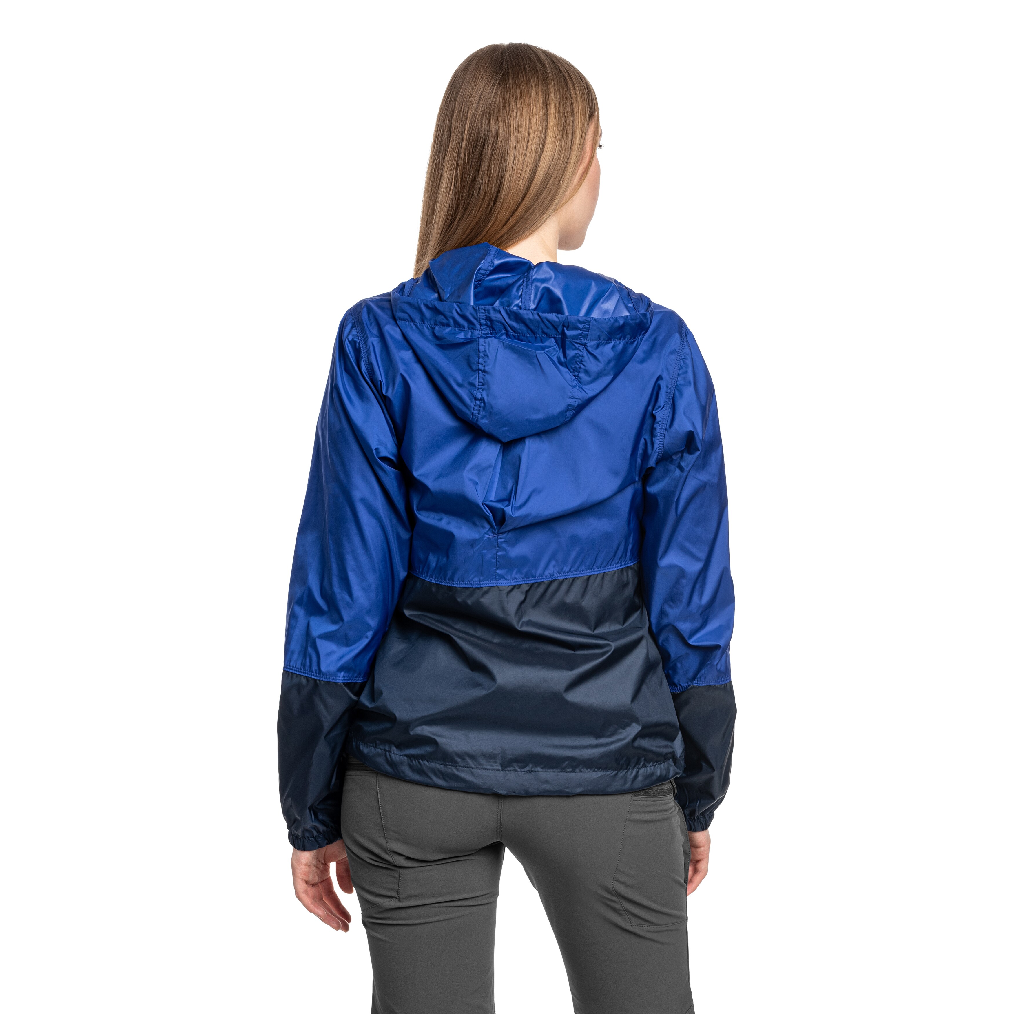 Kurtka damska Columbia Flash Forward II Hooded Windbreaker - Clematis Blue/Collegiate Navy