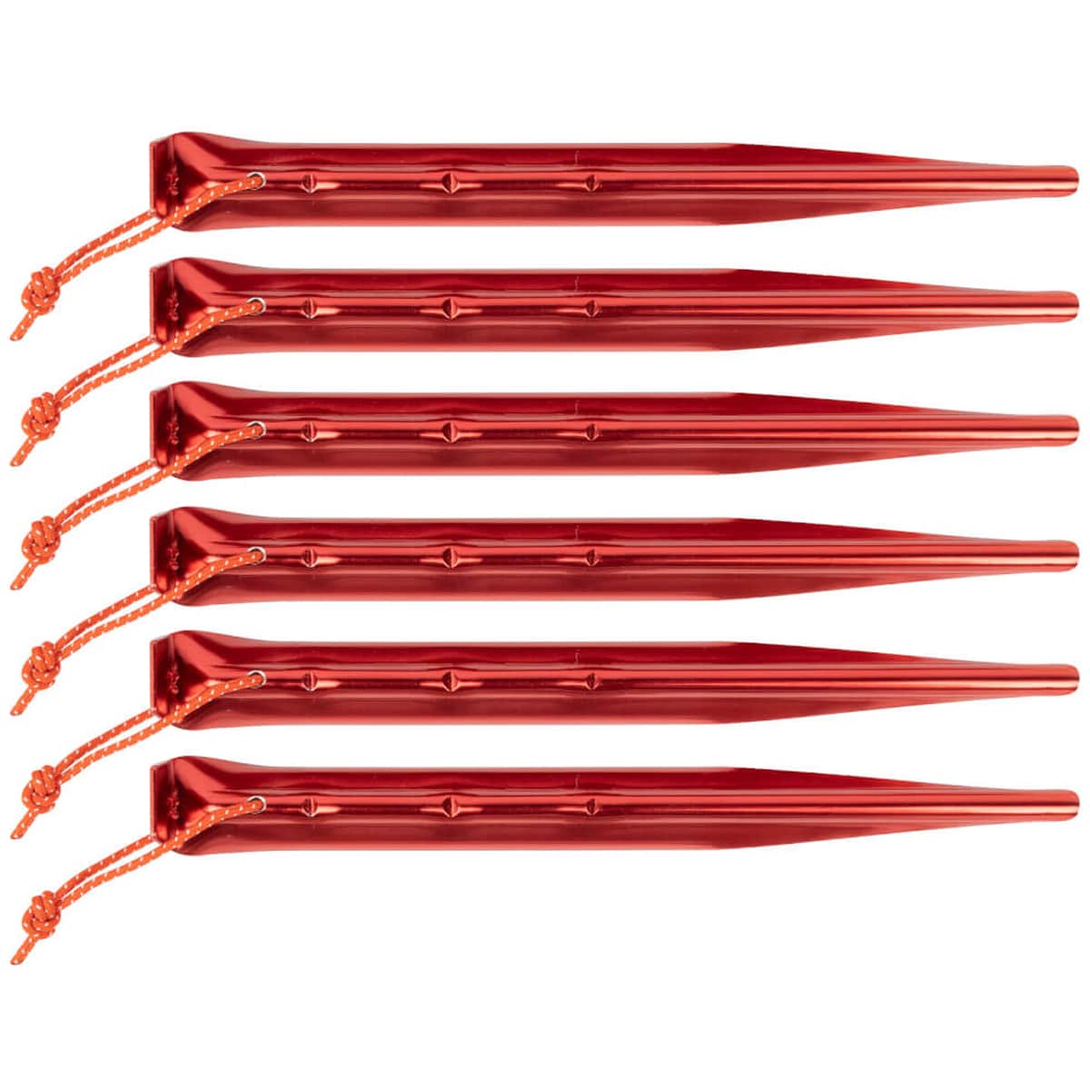 Śledzie Tatonka aluminiowe 19 cm 6 szt. - Red