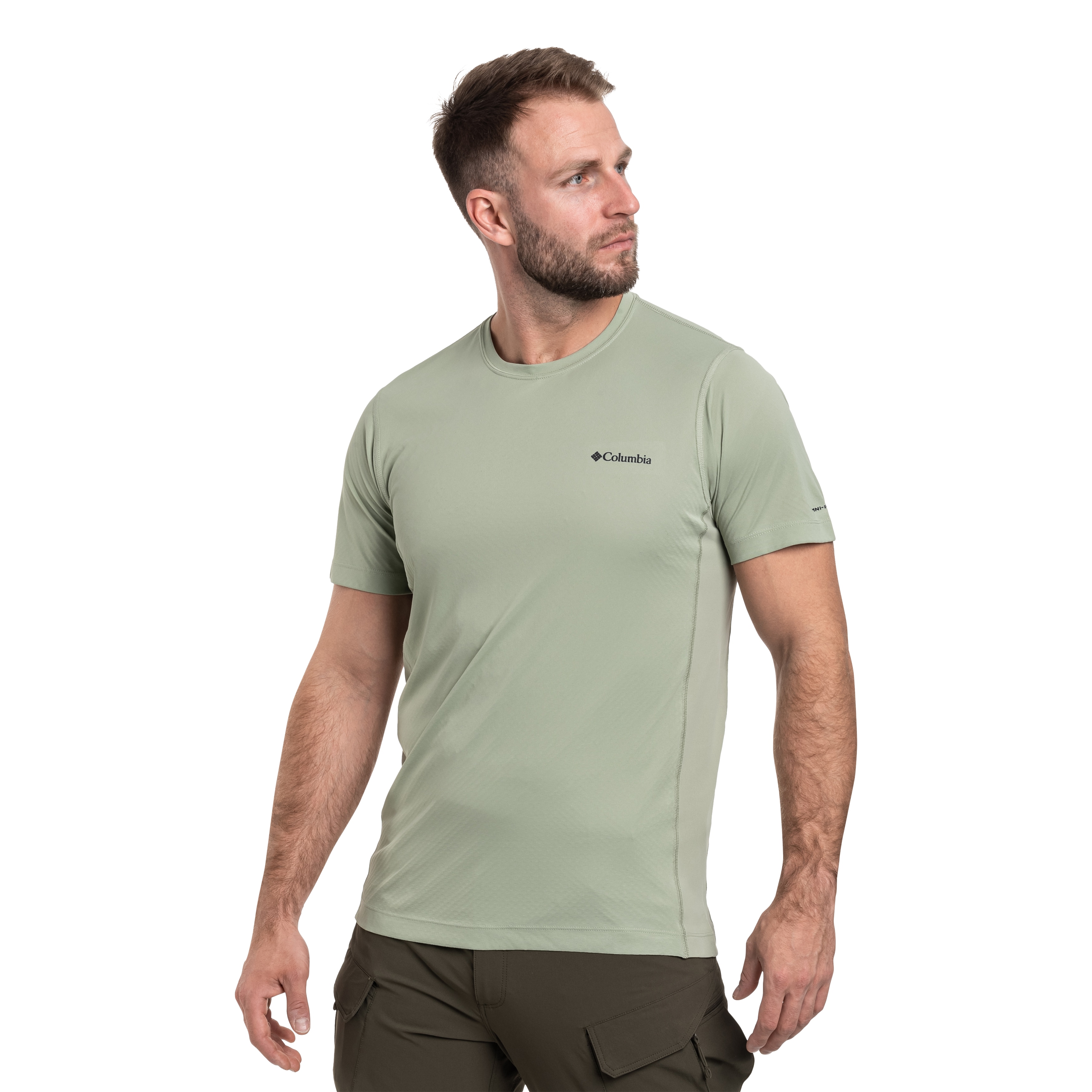 Koszulka termoaktywna Columbia Zero Rules Light Short Sleeve Crew - Safari