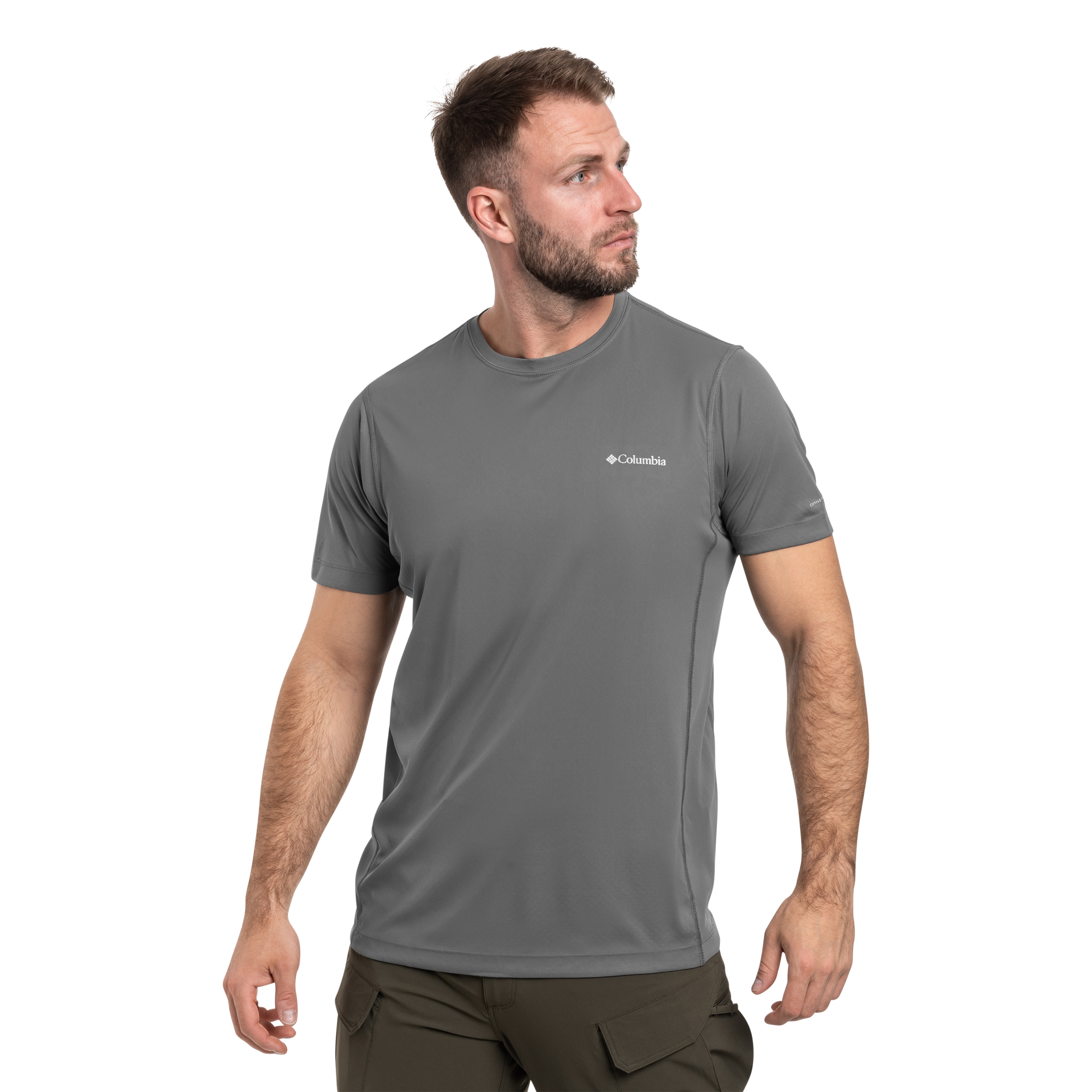 Koszulka termoaktywna Columbia Zero Rules Light Short Sleeve Crew - City Grey