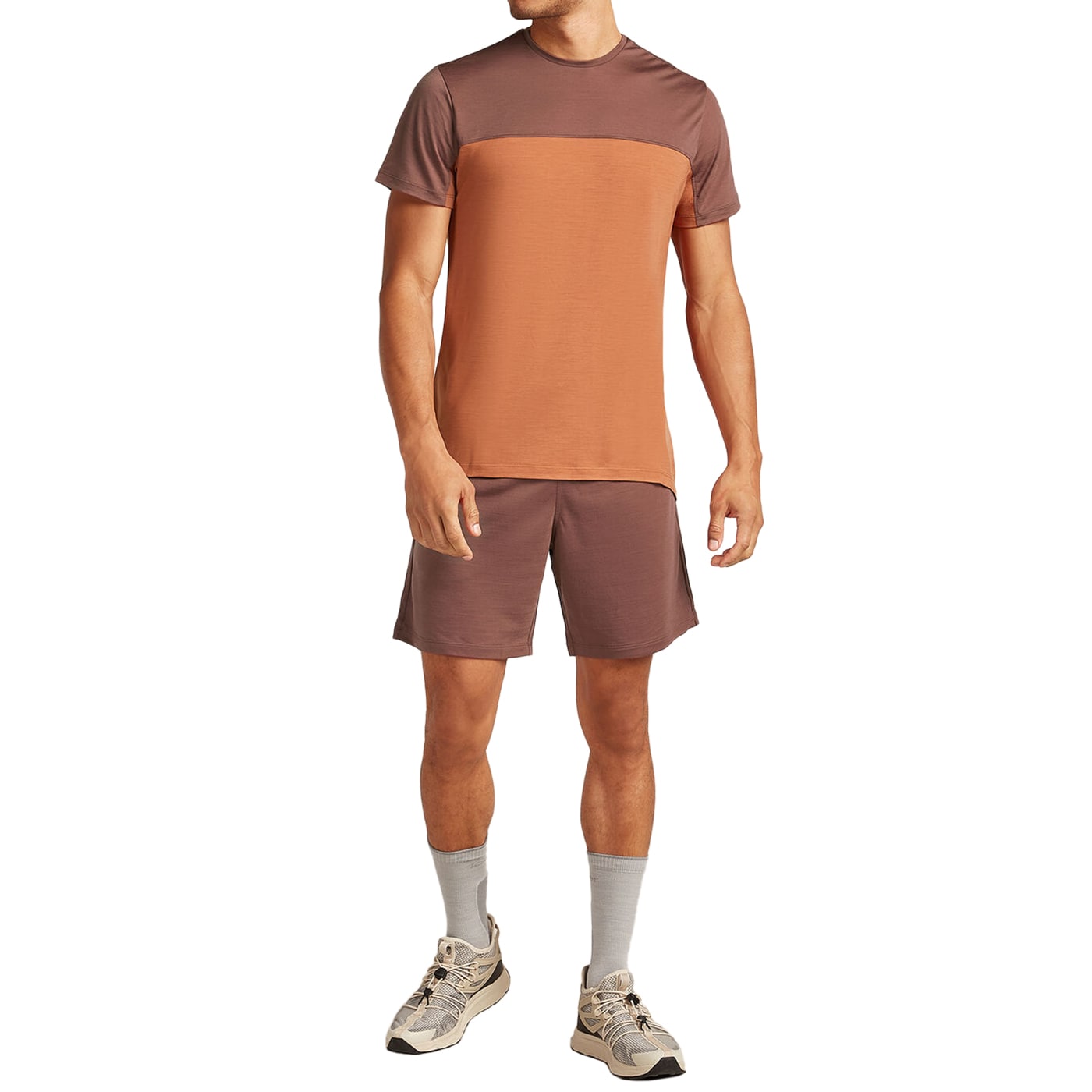 Koszulka T-Shirt Icebreaker Merino Blend 125 Cool-Lite Sphere III - Dusty Clay/Carob