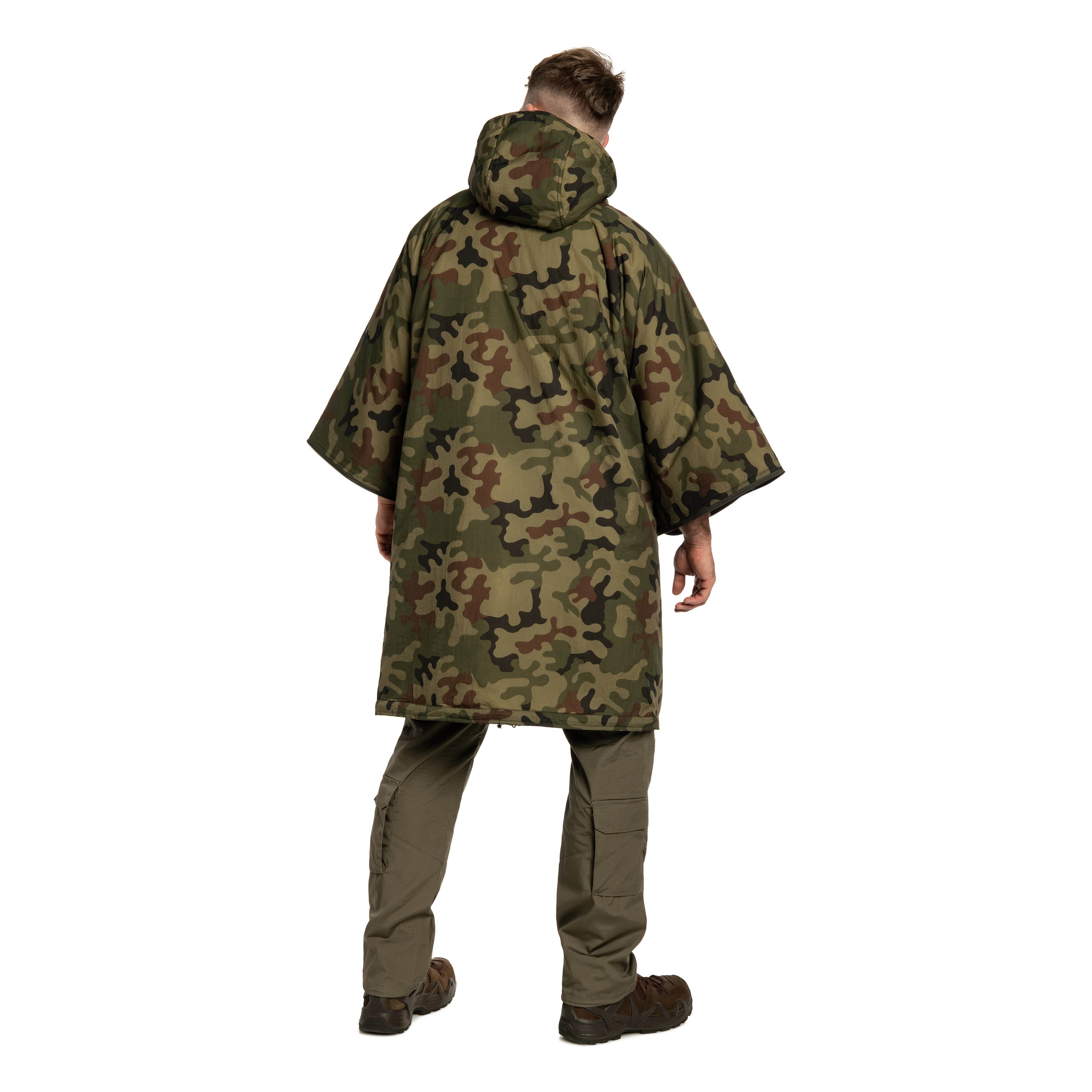 Ponczo Helikon Swagman Roll Climashield Apex z funkcją śpiwora - wz.93 Pantera PL Woodland