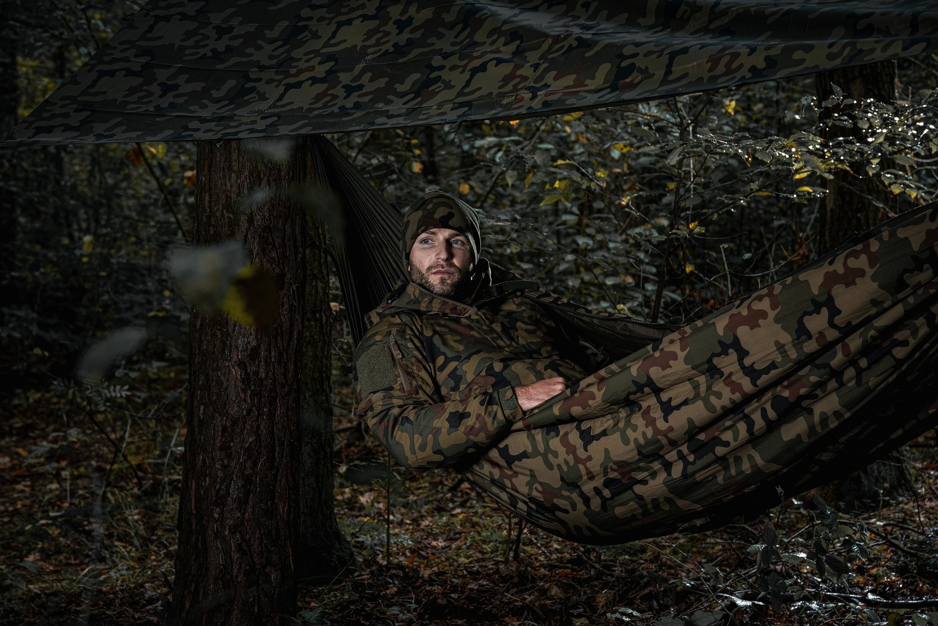 Пончо Helikon Swagman Roll Climashield Apex з функцією спального мішка - wz.93 Pantera PL Woodland