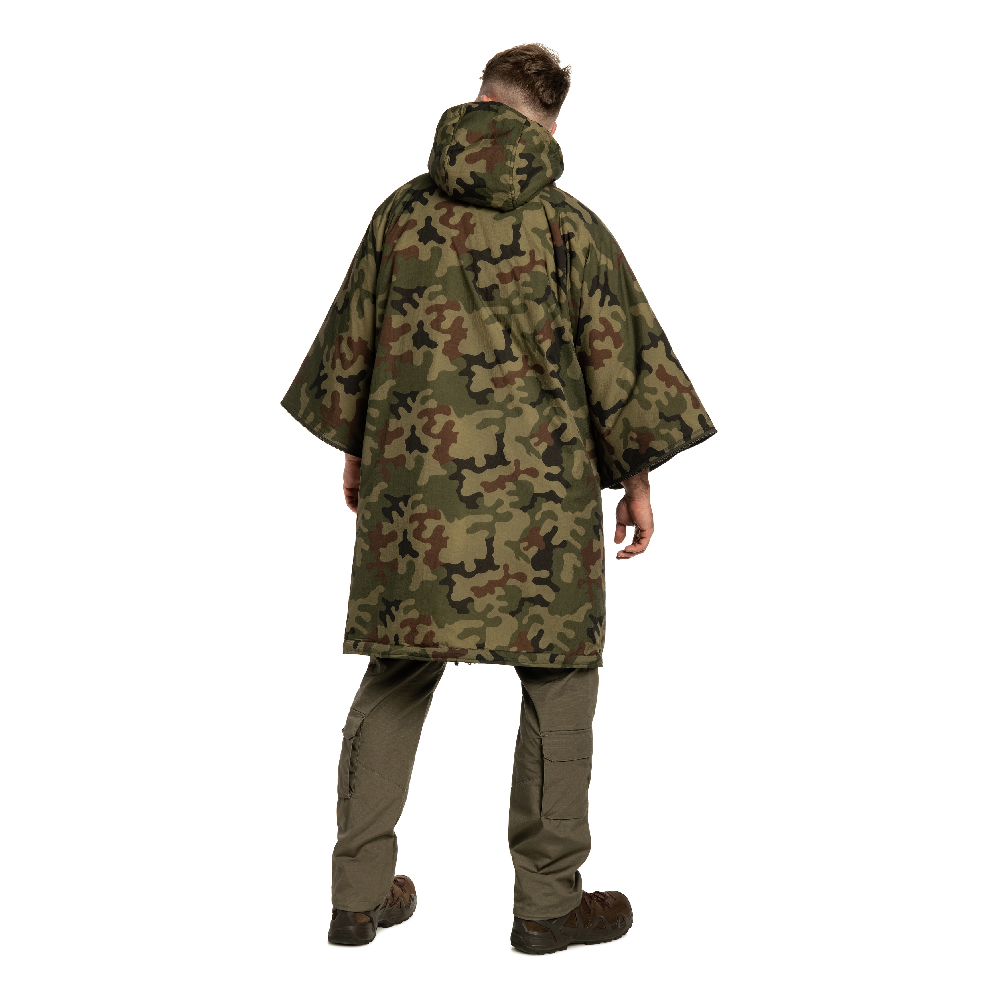 Ponczo Helikon-Tex Swagman Roll Climashield Apex z funkcją śpiwora - wz.93 Pantera PL Woodland