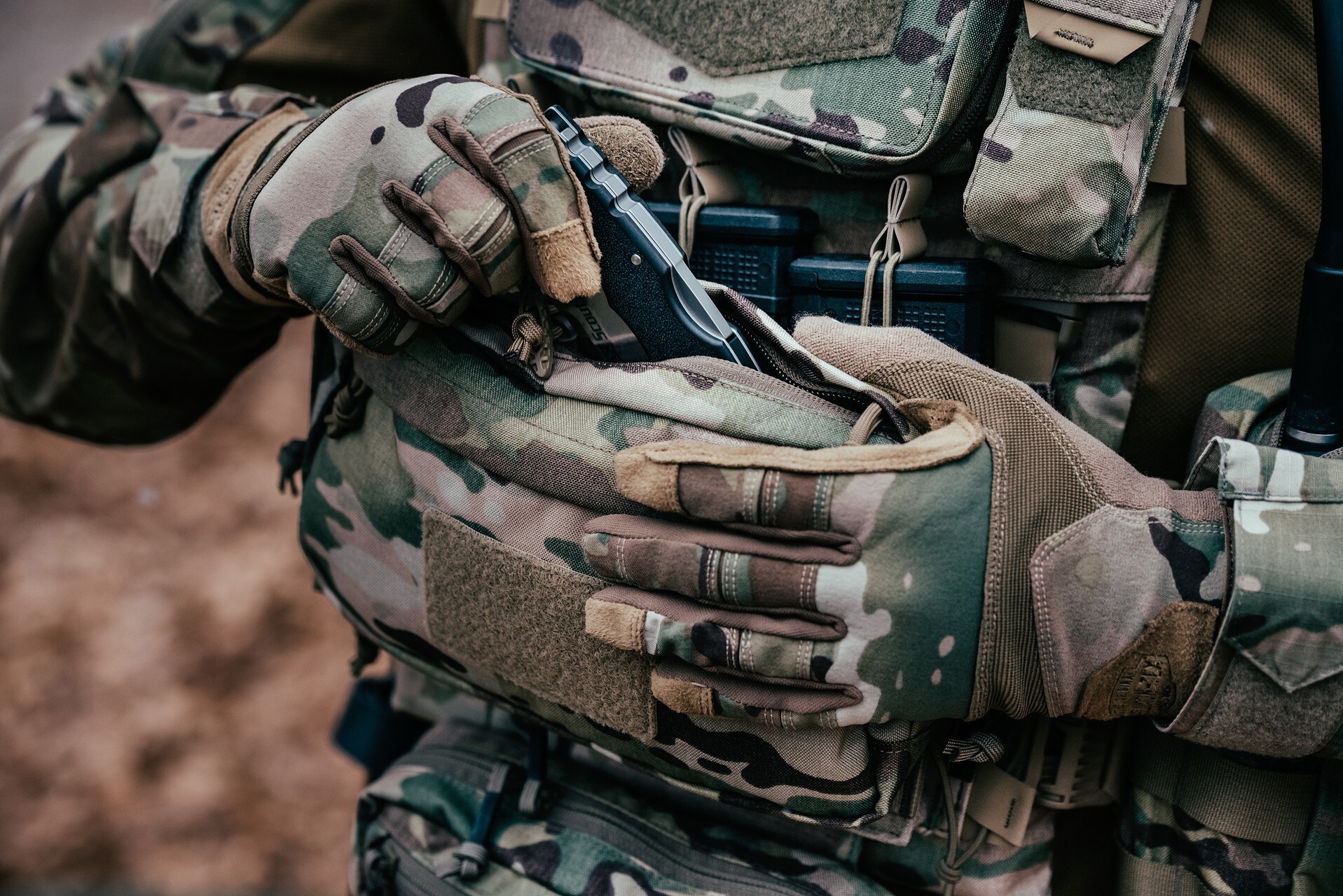 Kieszeń Direct Action Front Flap Admin Pouch - Multicam