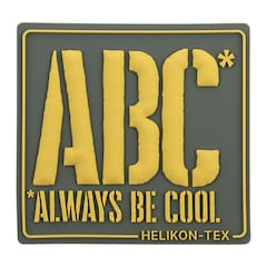 Naszywka Helikon ABC Always Be Cool - Green