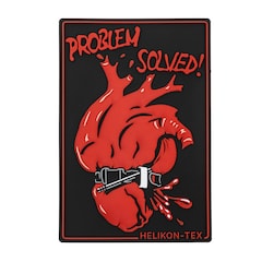 Naszywka Helikon Problem Solved! - Black
