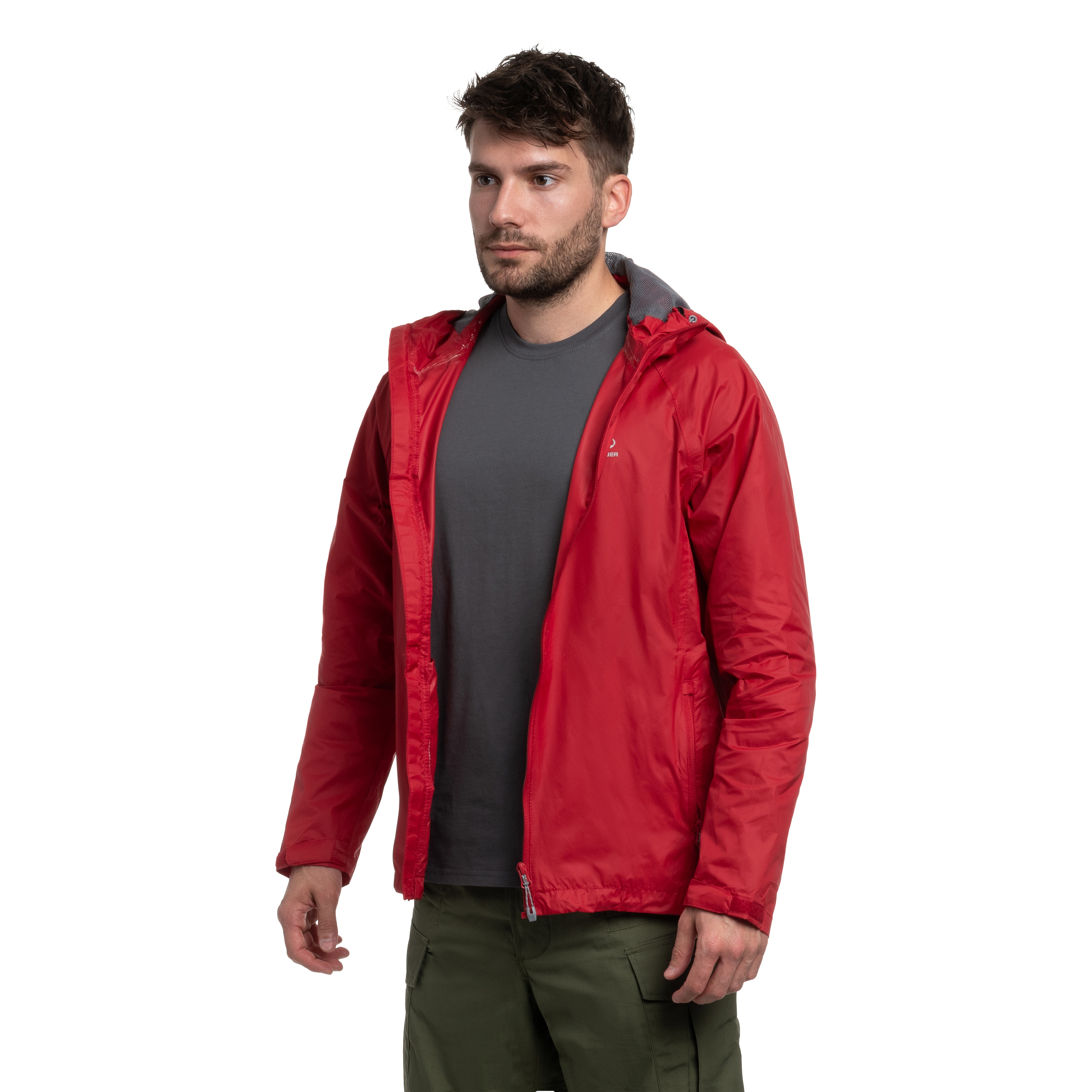 Kurtka Highlander Outdoor Stow & Go Pack Away - Red