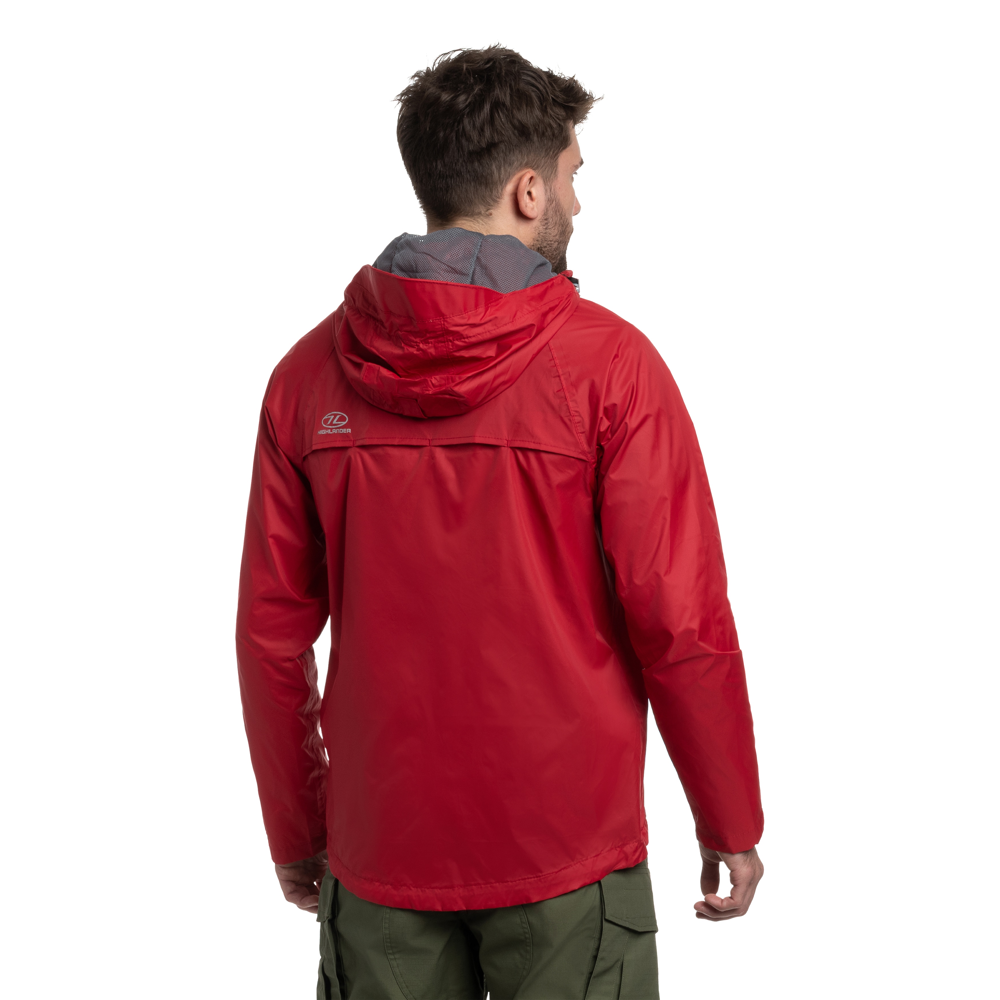 Kurtka Highlander Outdoor Stow & Go Pack Away - Red