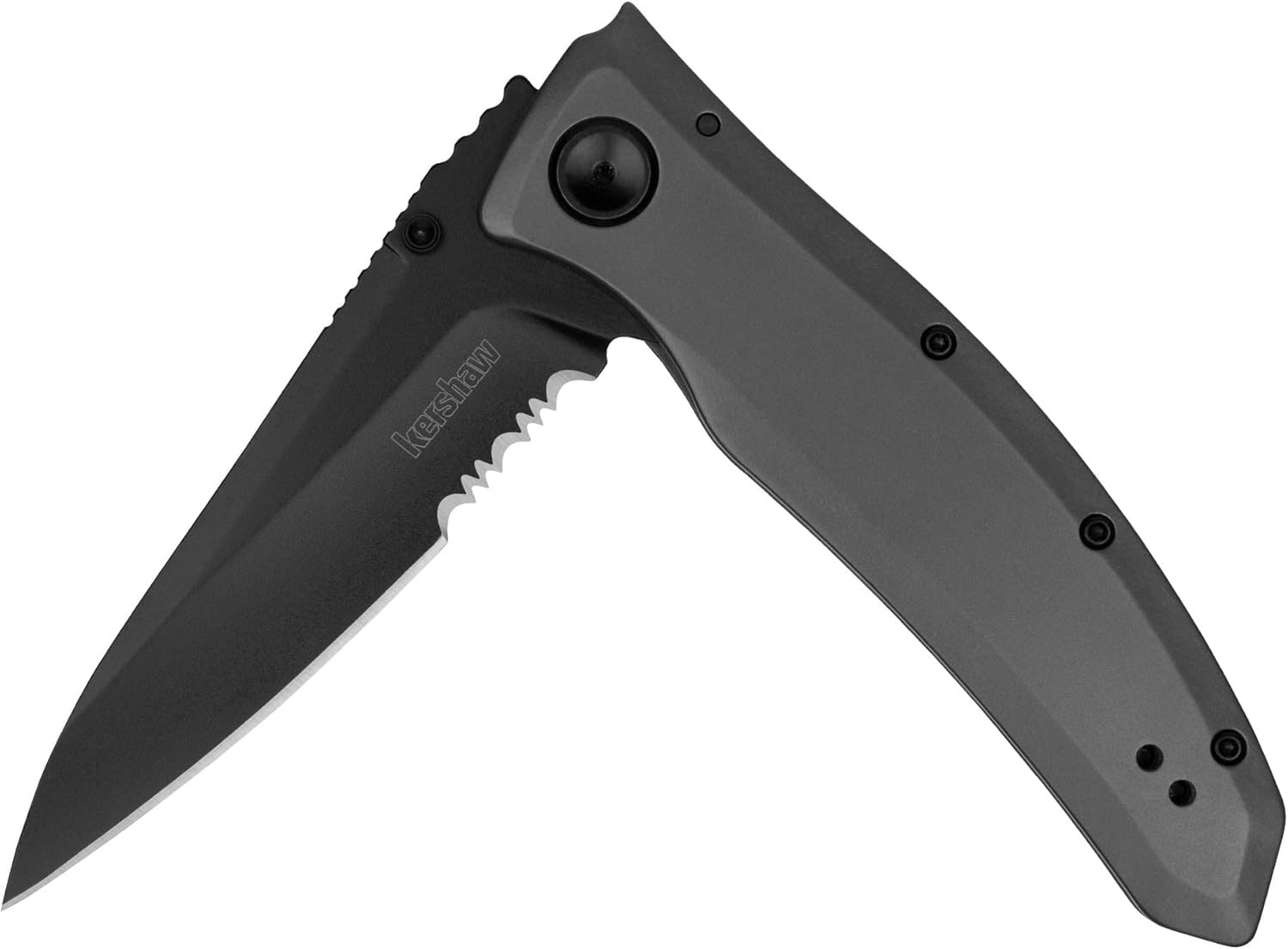 Nóż składany Kershaw Grid - ‎Grey/Black Serrated