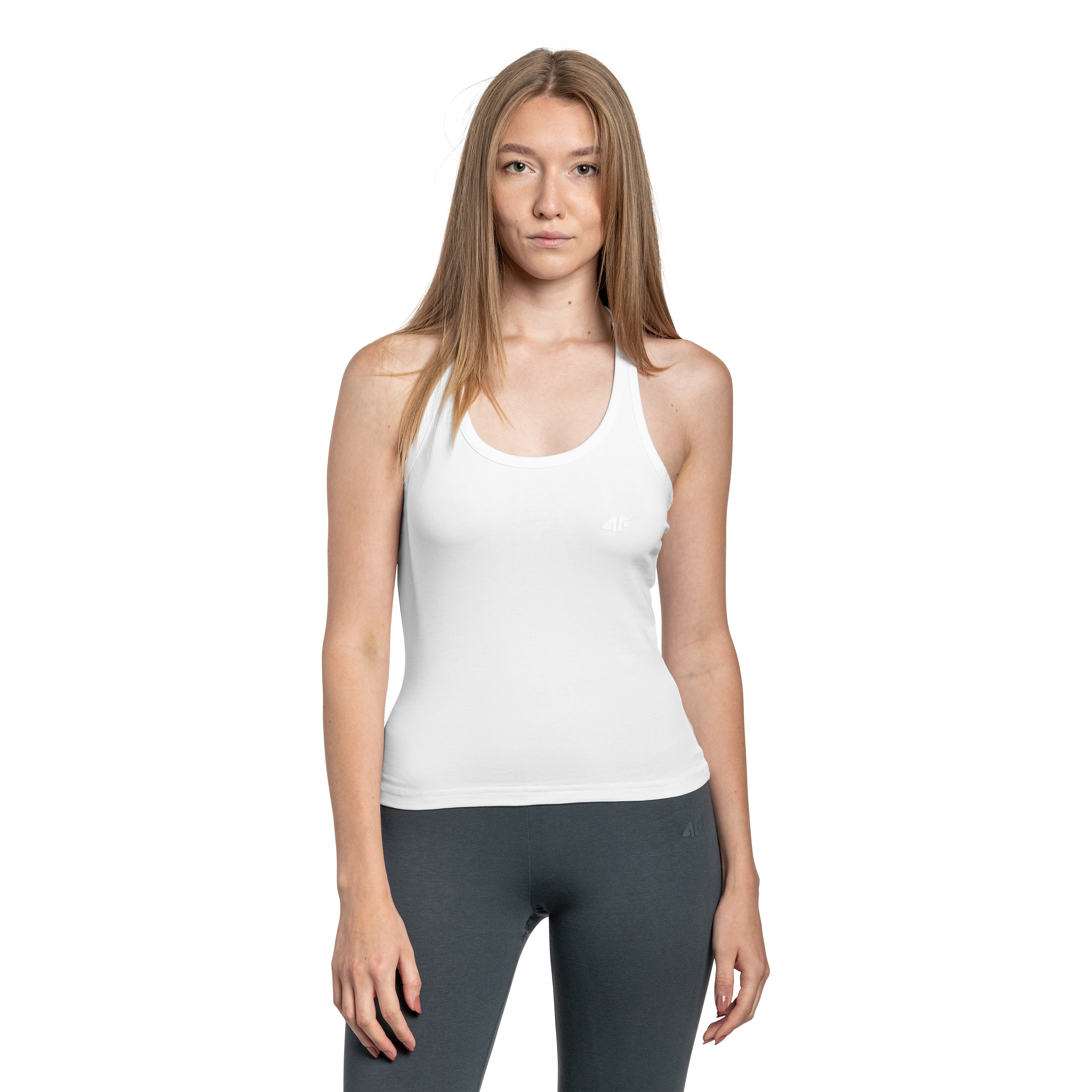 Koszulka damska 4F F124 - Biała