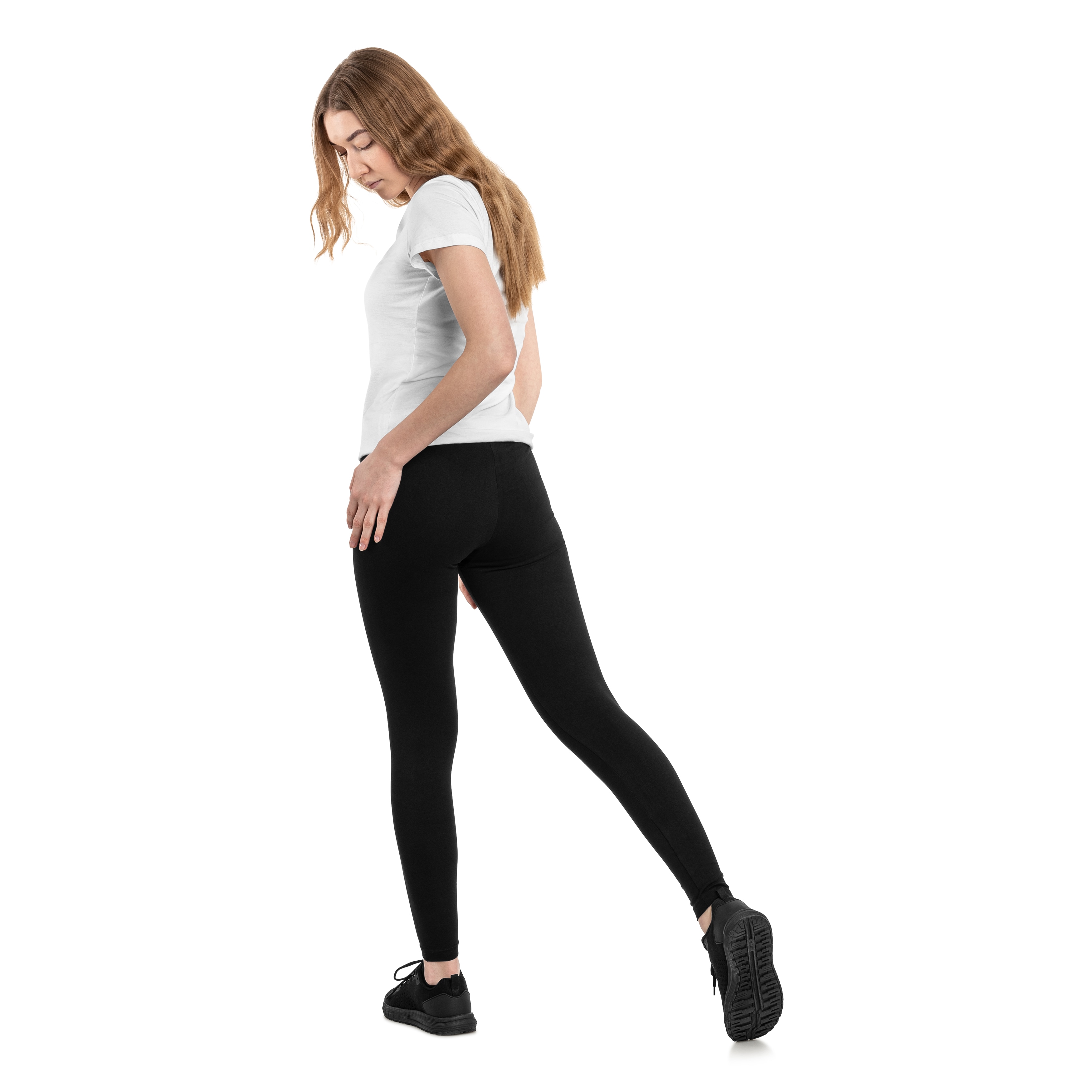 Legginsy damskie 4F CAS F195 - Czarne