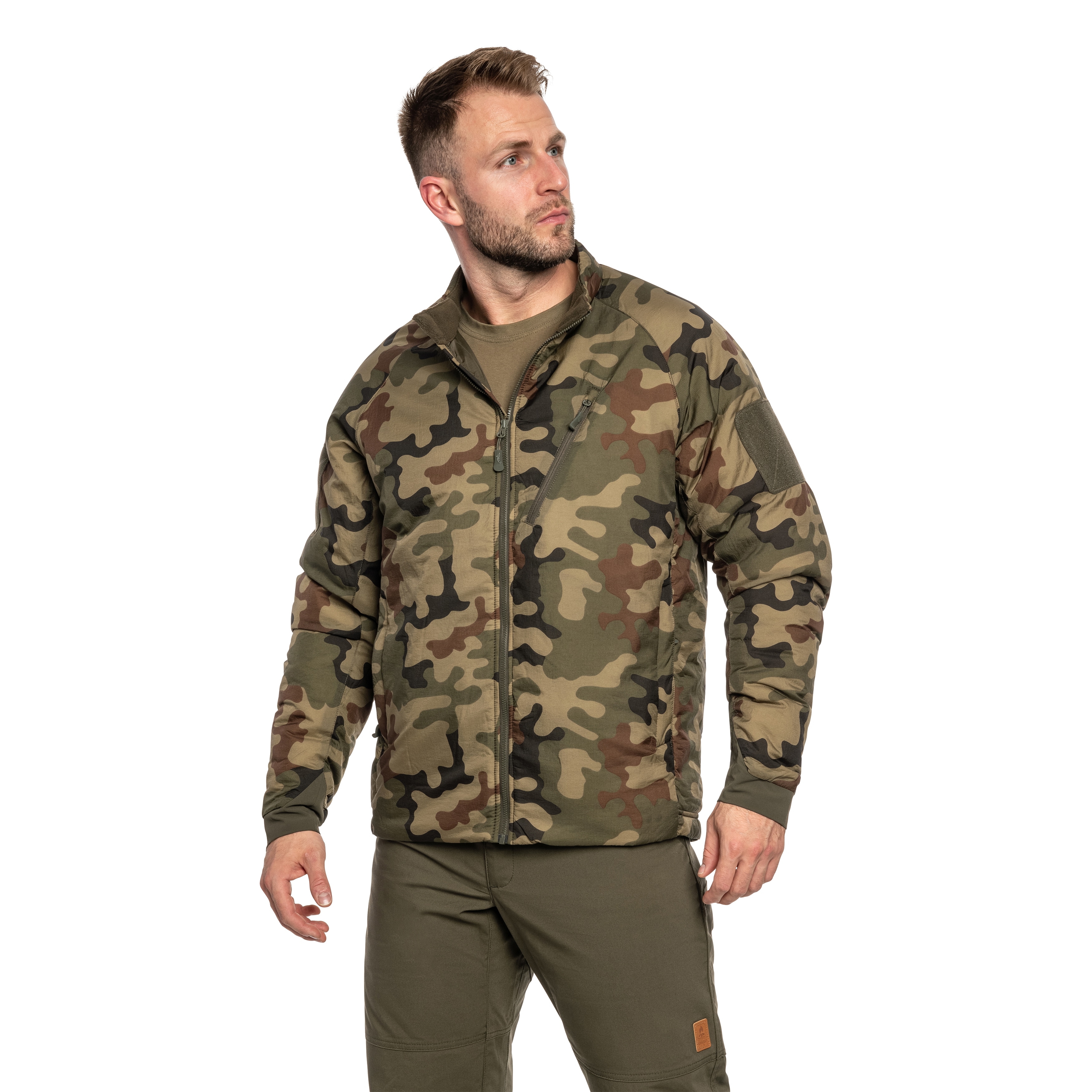 Куртка Helikon-Tex Wolfhound Climashield Apex - wz.93 Pantera PL Woodland
