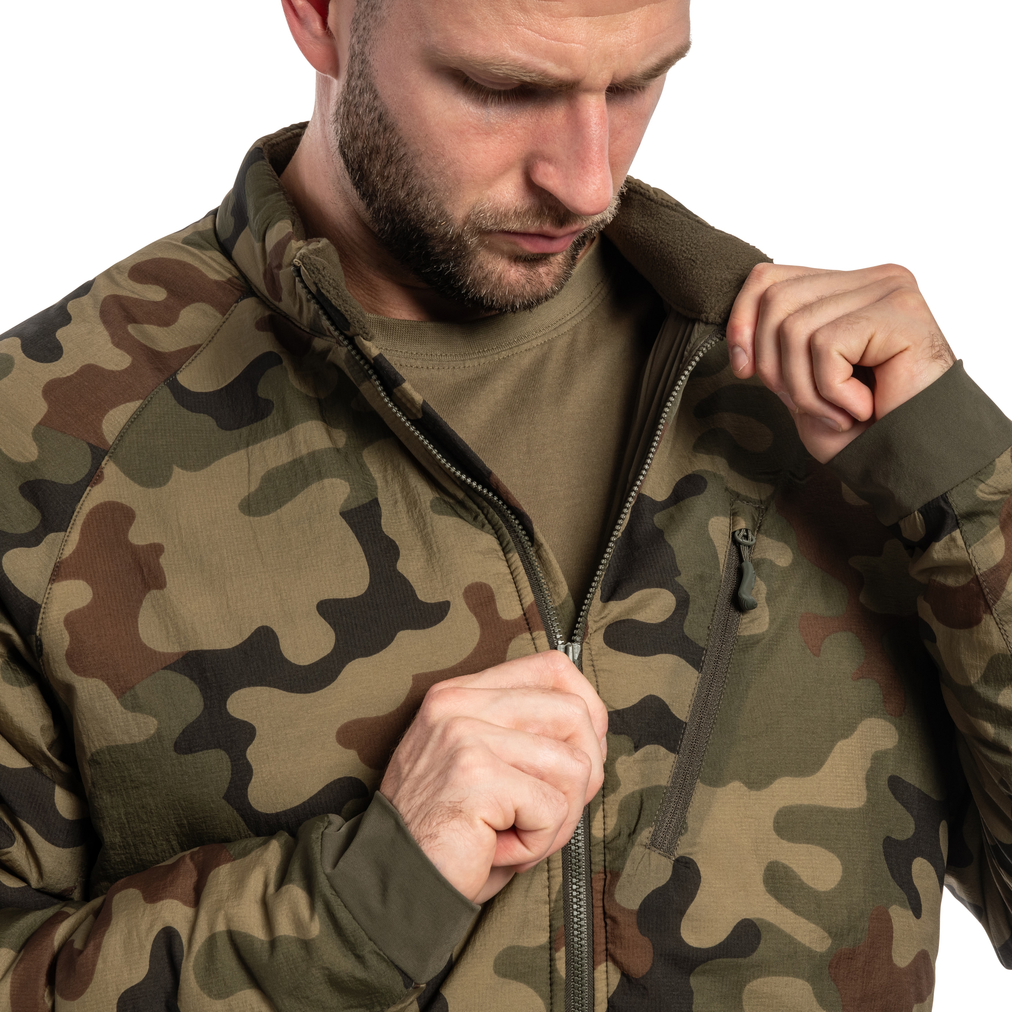 Куртка Helikon-Tex Wolfhound Climashield Apex - wz.93 Pantera PL Woodland