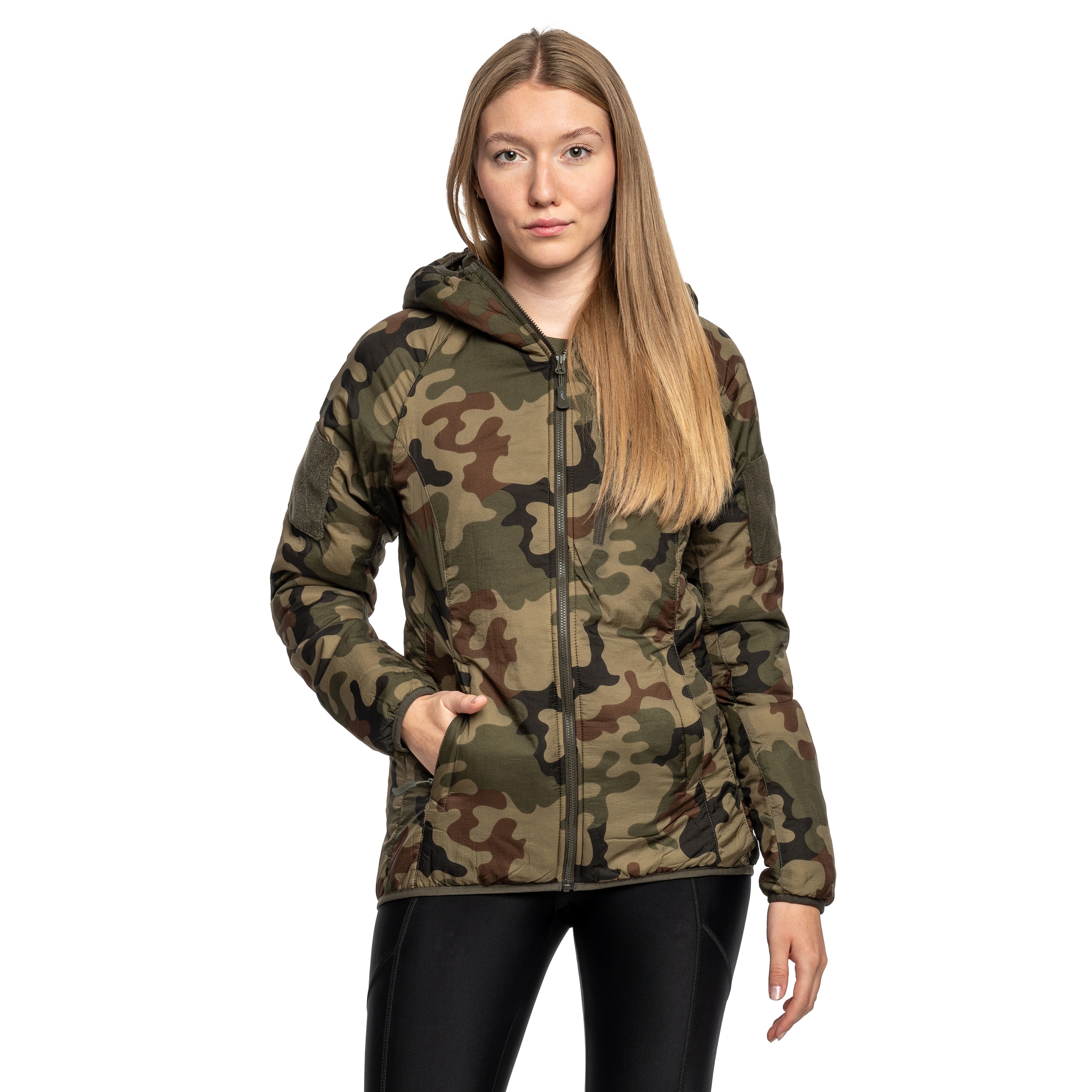Kurtka damska Helikon-Tex Wolfhound Hoodie - wz.93 Pantera PL Woodland