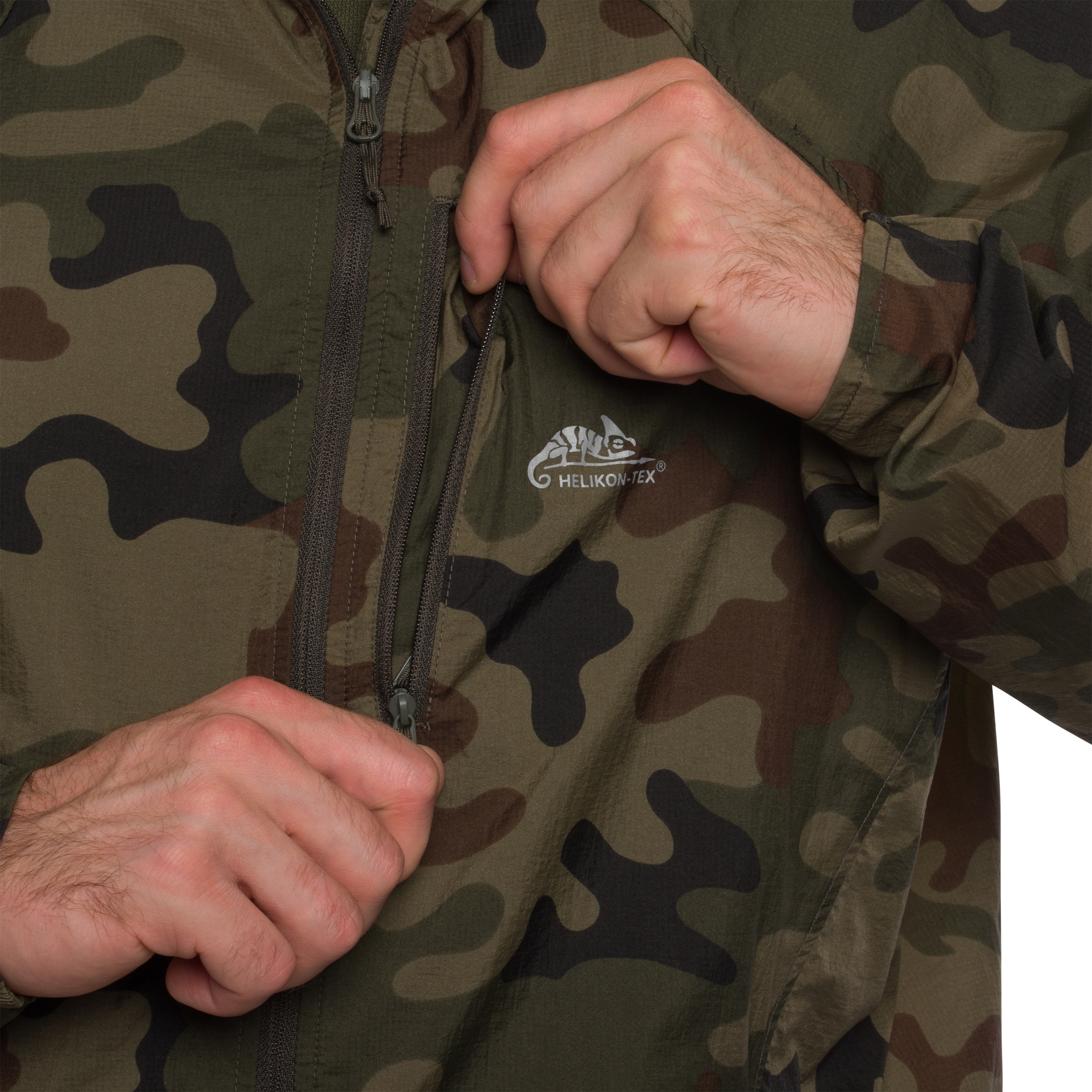 Куртка Helikon Tramontane WindPack - PL Woodland