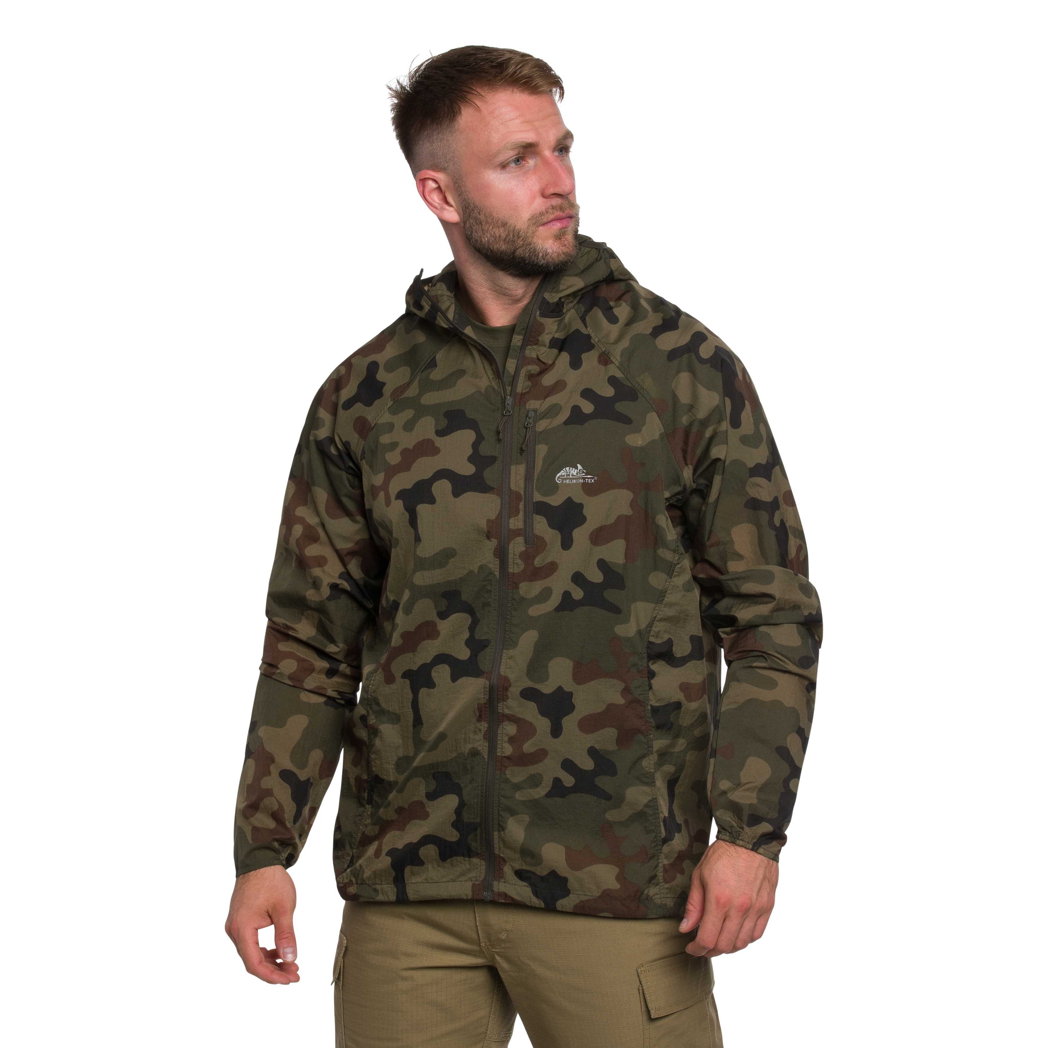 Куртка Helikon Tramontane WindPack - PL Woodland
