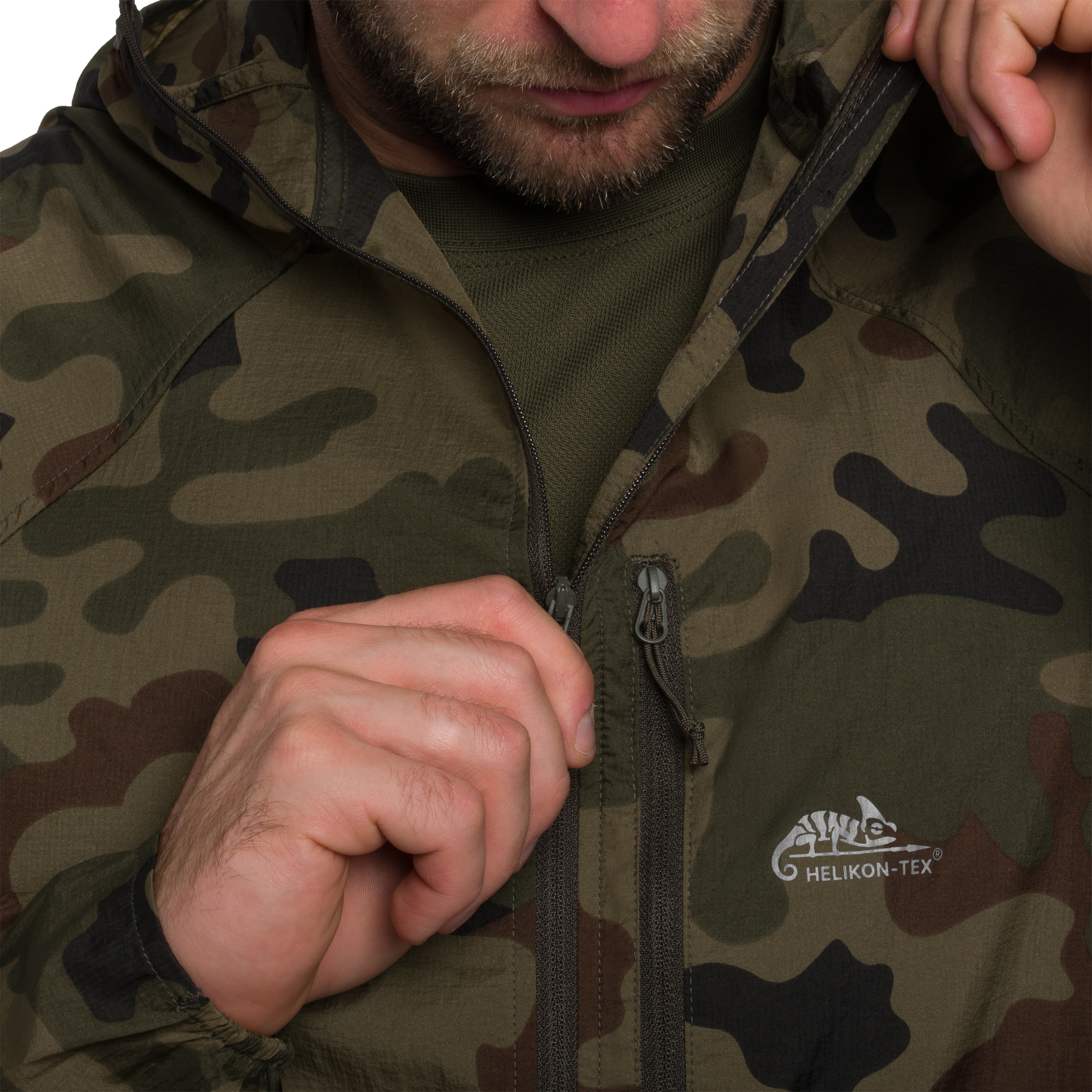 Kurtka Helikon-Tex Tramontane WindPack - wz.93 Pantera PL Woodland