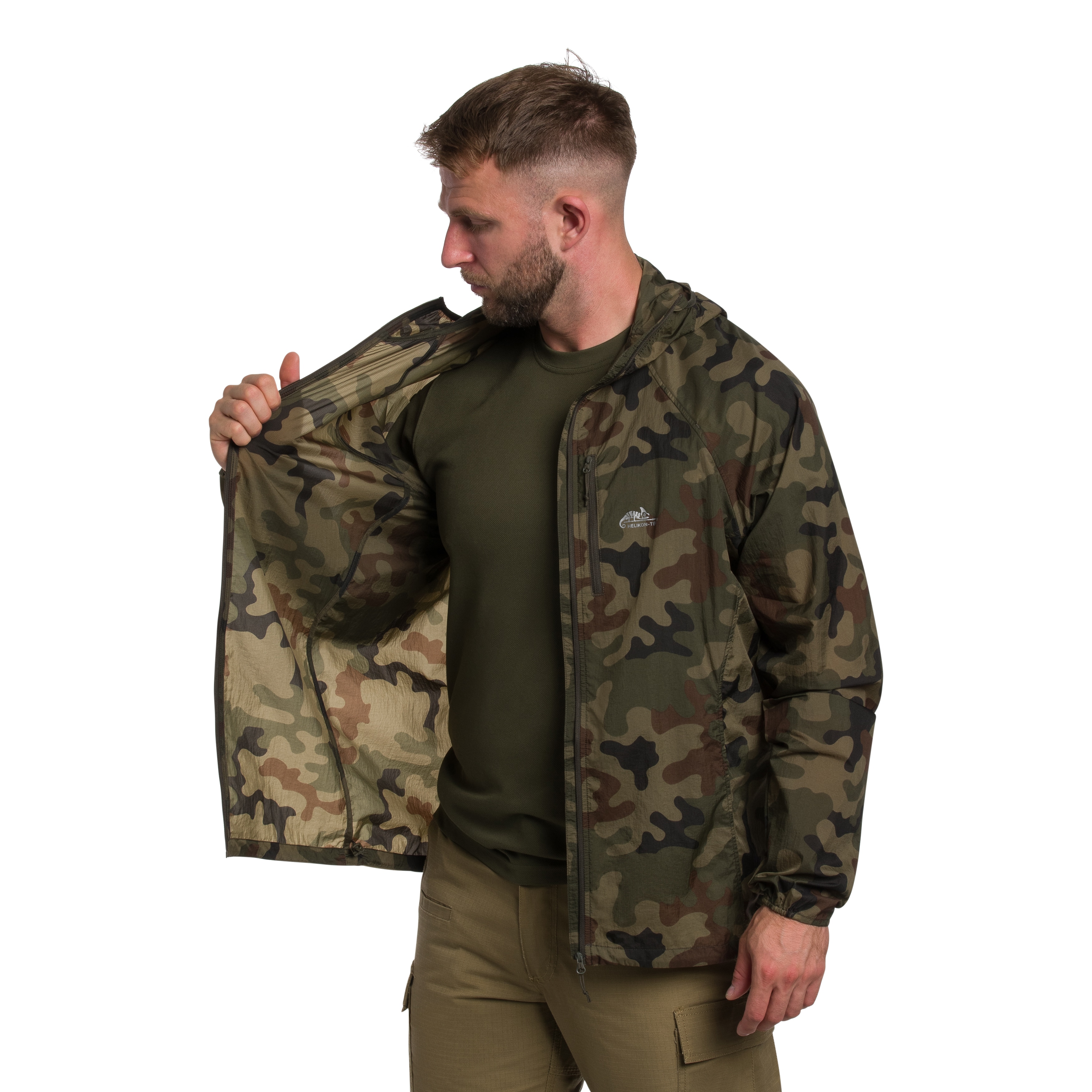 Kurtka Helikon-Tex Tramontane WindPack - wz.93 Pantera PL Woodland