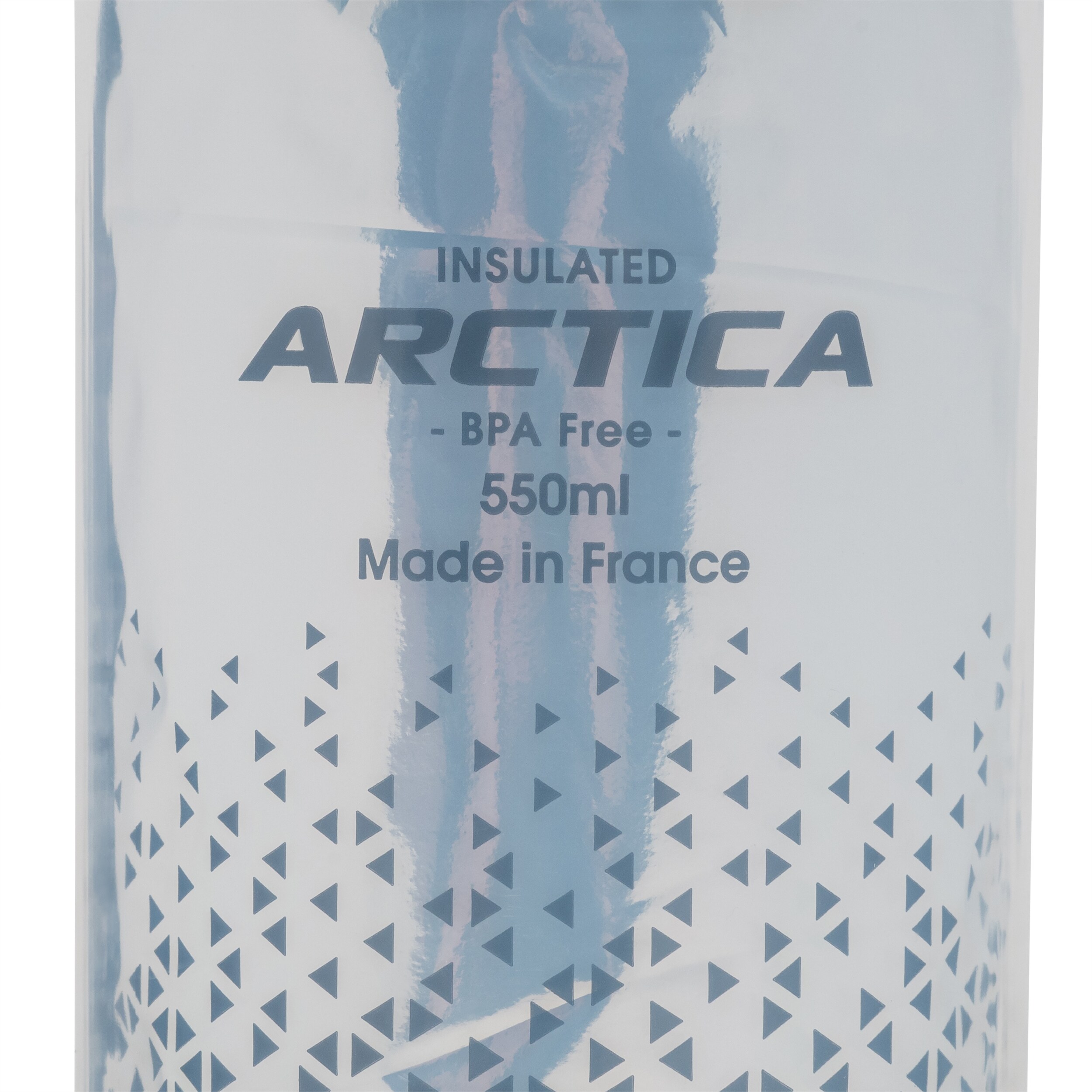 Пляшка Zefal Arctica 55 550 мл - Silver/Black