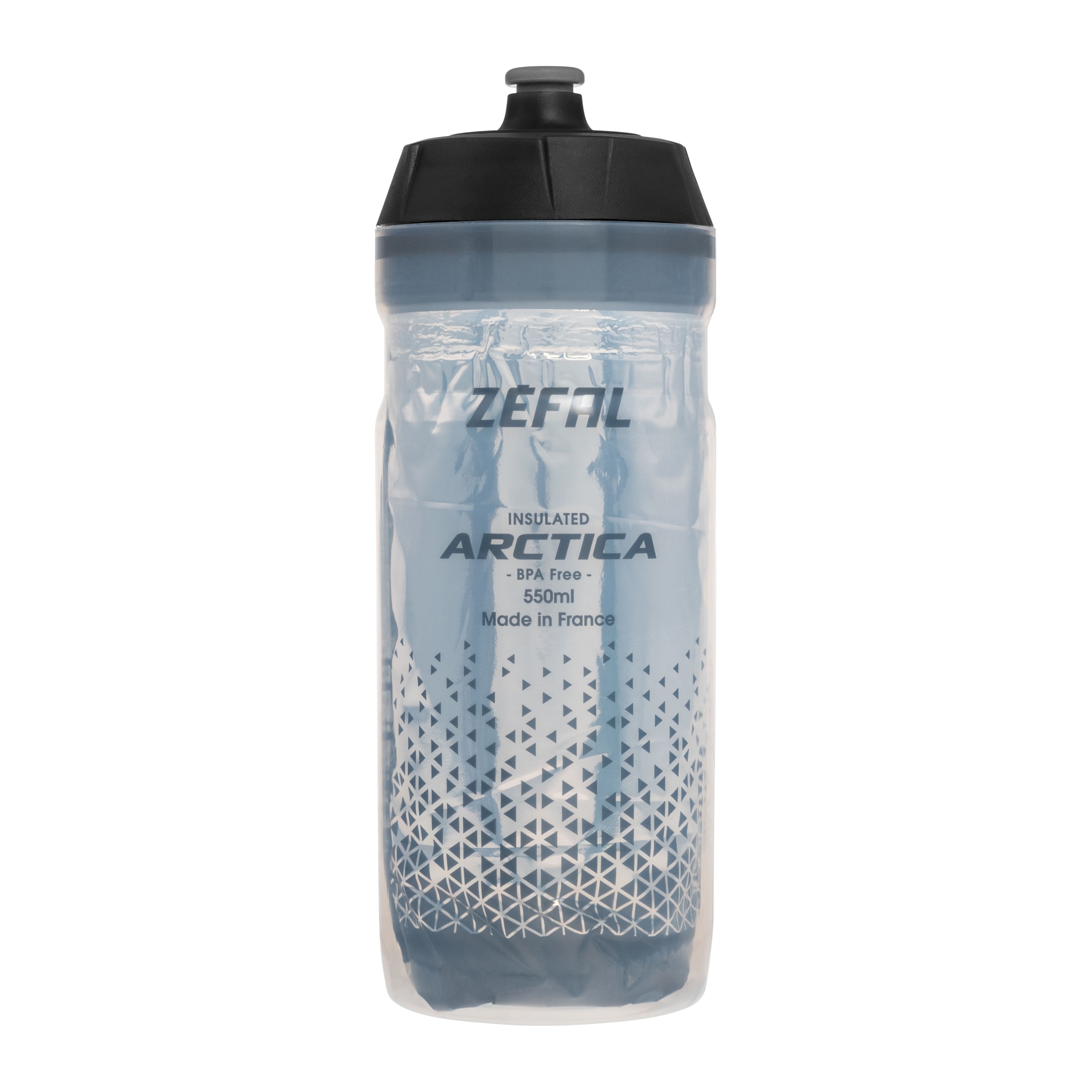 Пляшка Zefal Arctica 55 550 мл - Silver/Black
