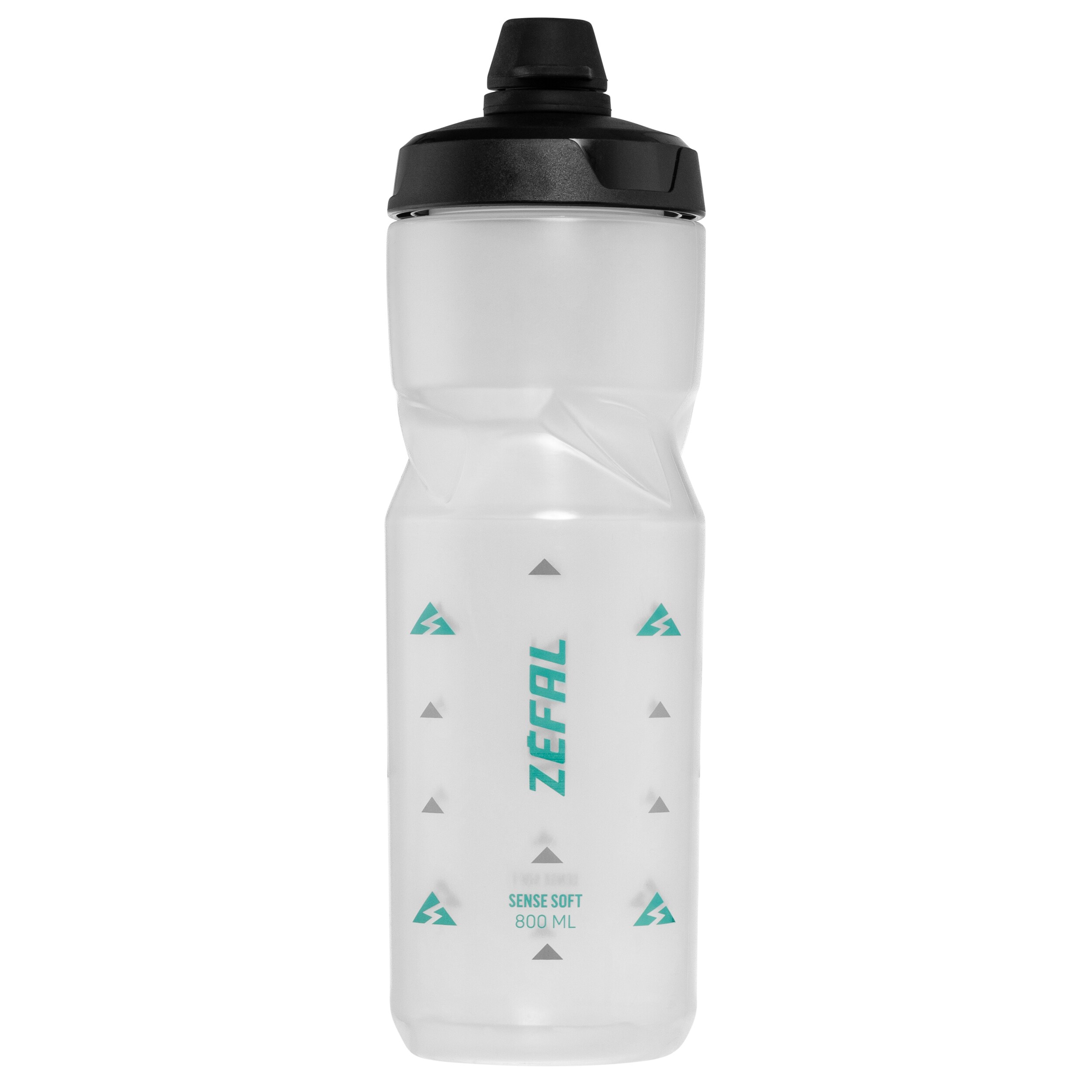 Bidon Zefal Sense Soft 80 No-Mud Bottle 800 ml - Translucent
