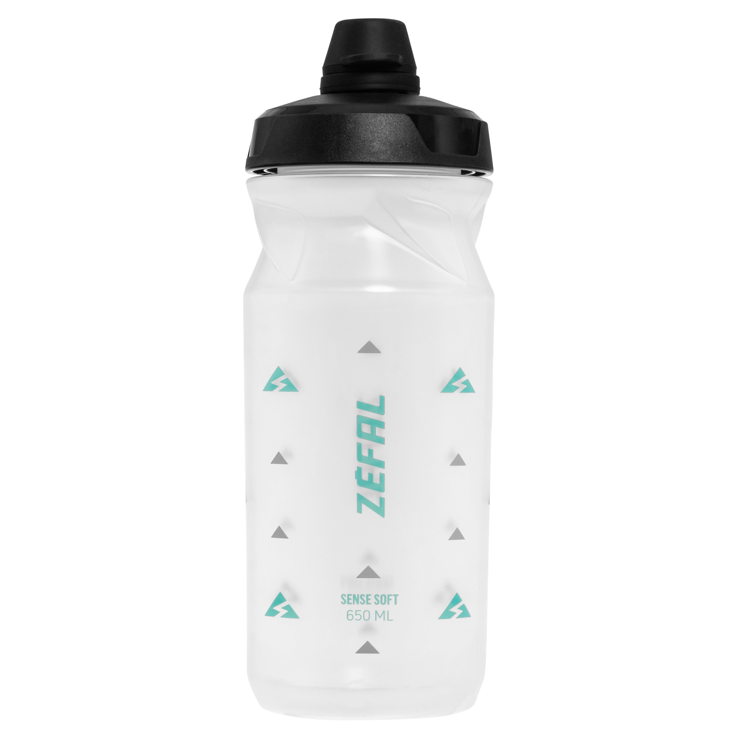 Bidon Zefal Sense Soft 65 No-Mud Bottle 650 ml - Translucent