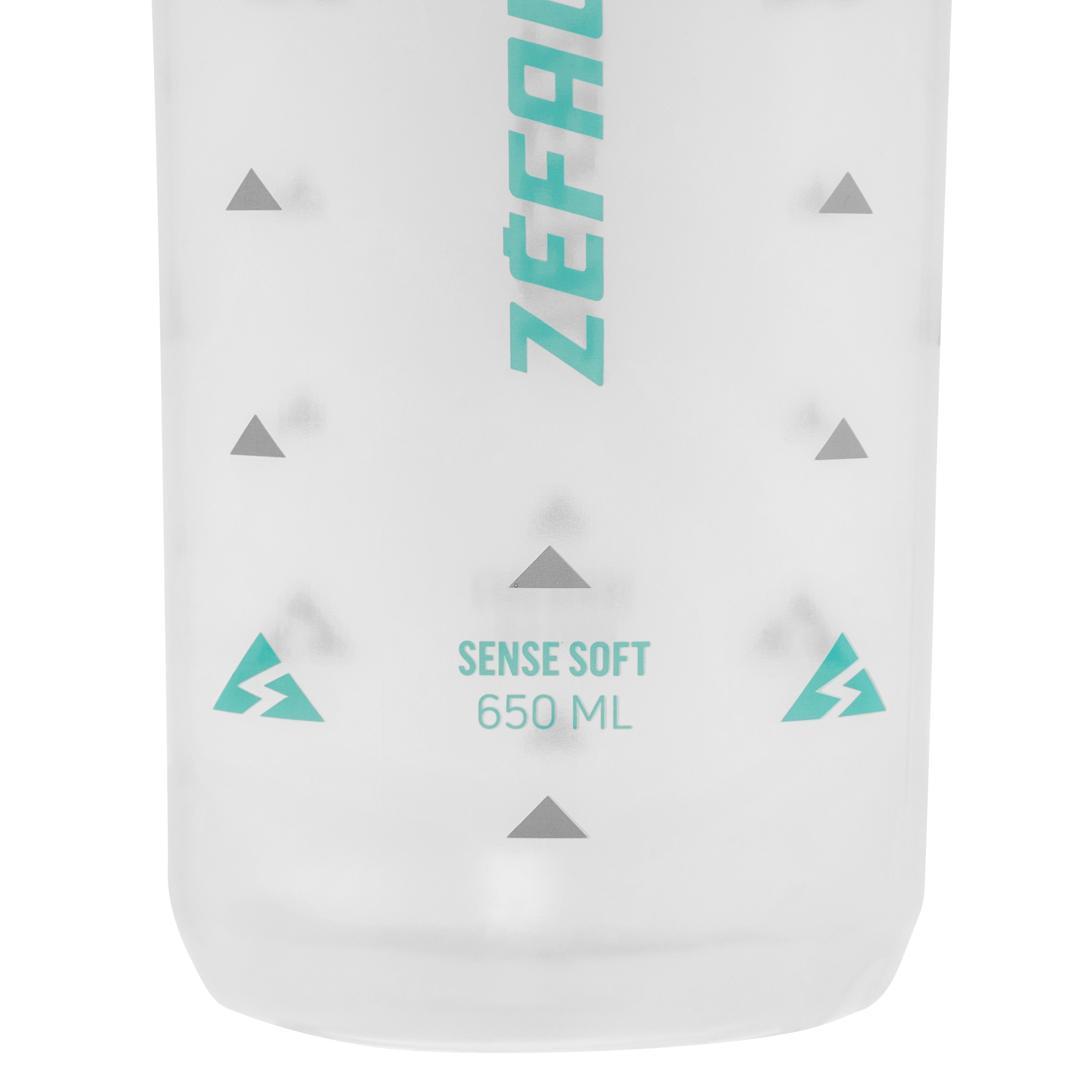 Bidon Zefal Sense Soft 65 No-Mud Bottle 650 ml - Translucent