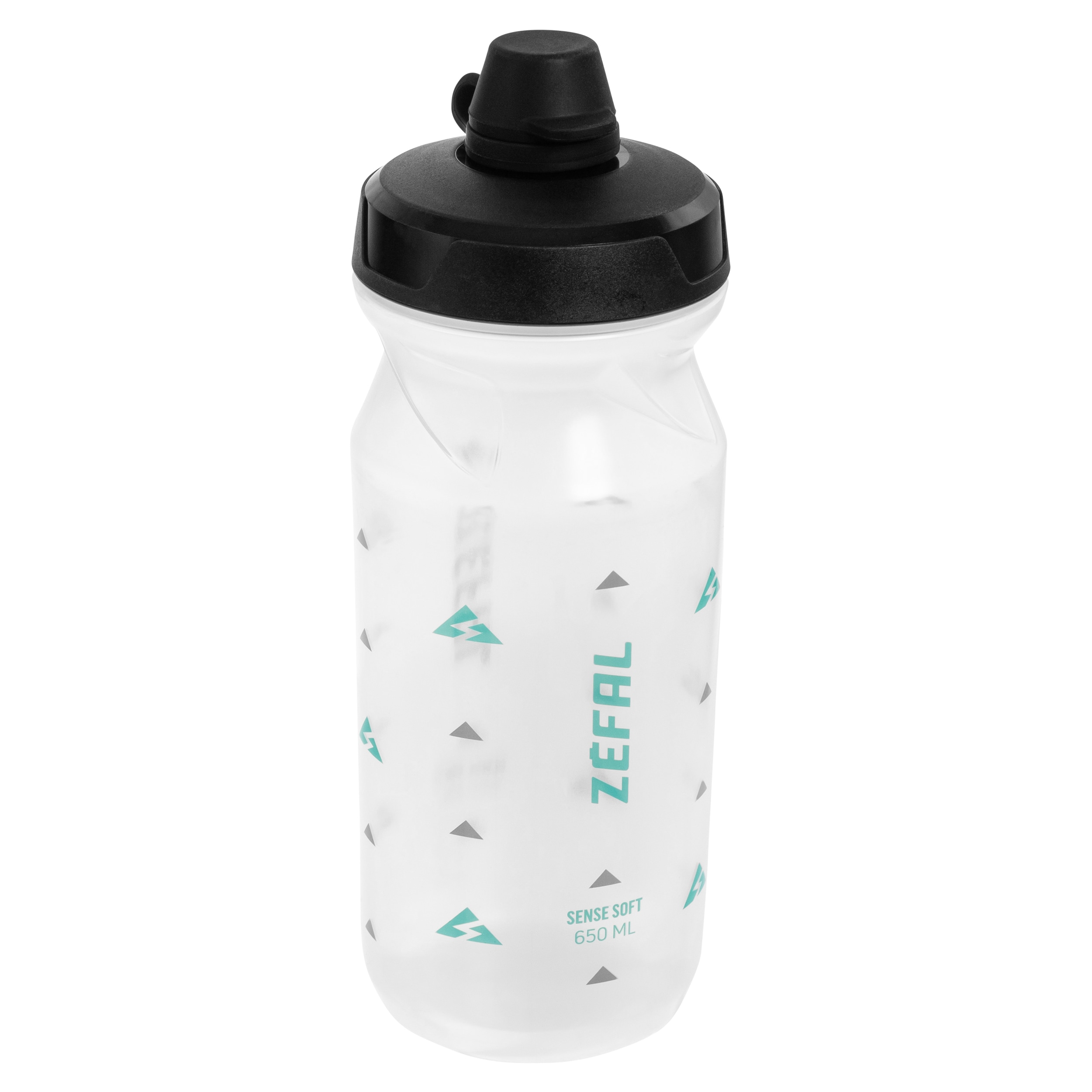 Bidon Zefal Sense Soft 65 No-Mud Bottle 650 ml - Translucent
