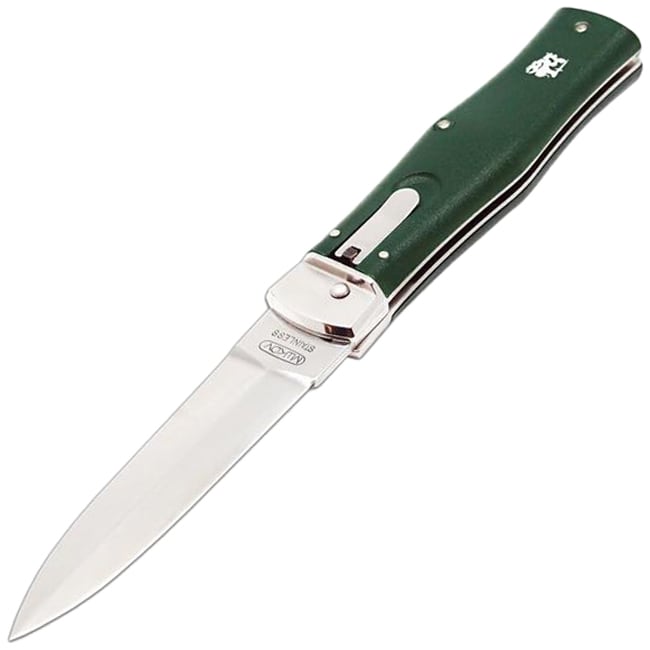 Mikov Predator ABS Spring Knife with Clip 241-NH-1/N - Green